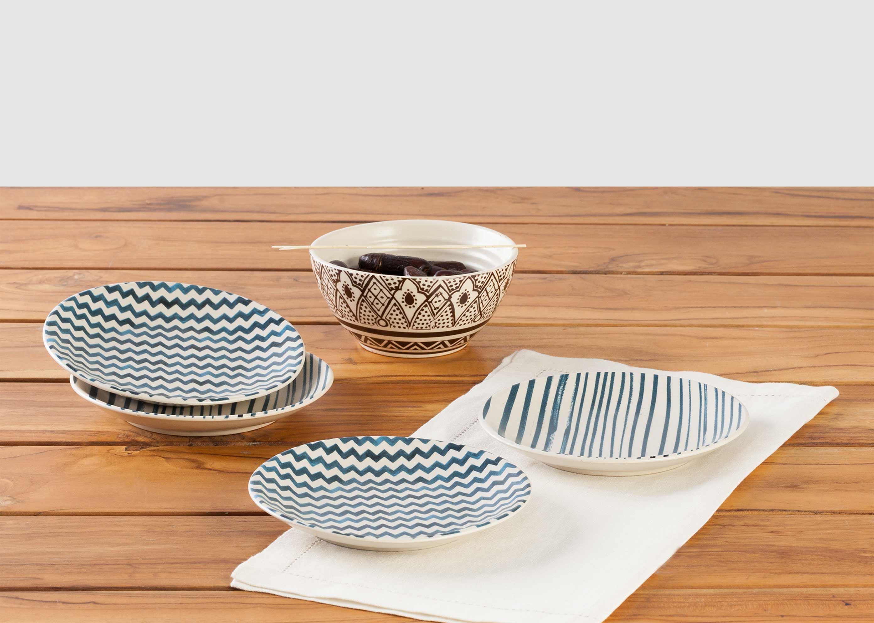 Maasai Tapas Plates (Set of 4) - Image 3