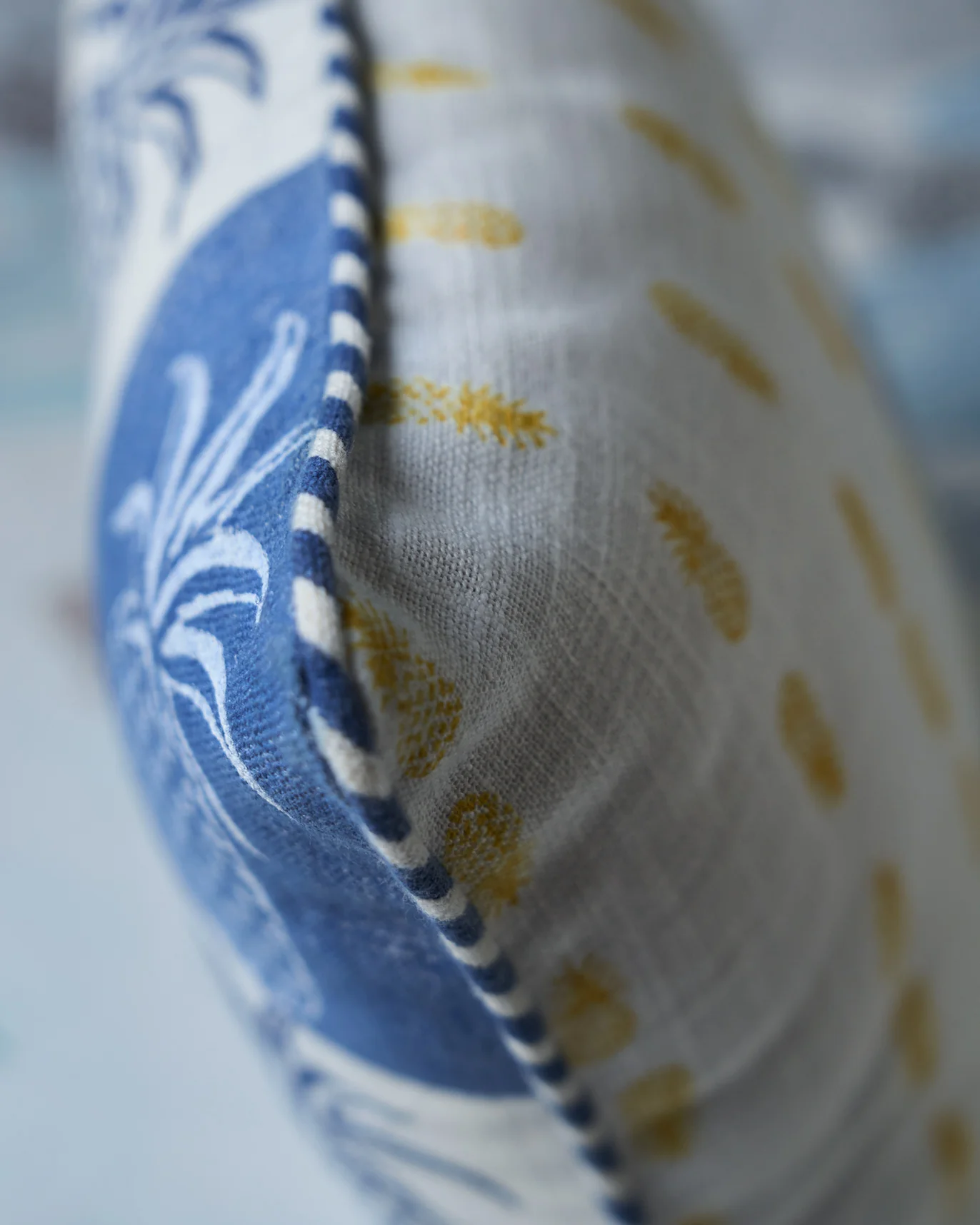 Mad Over Ananas Cushion Cover - Reversible - Image 2