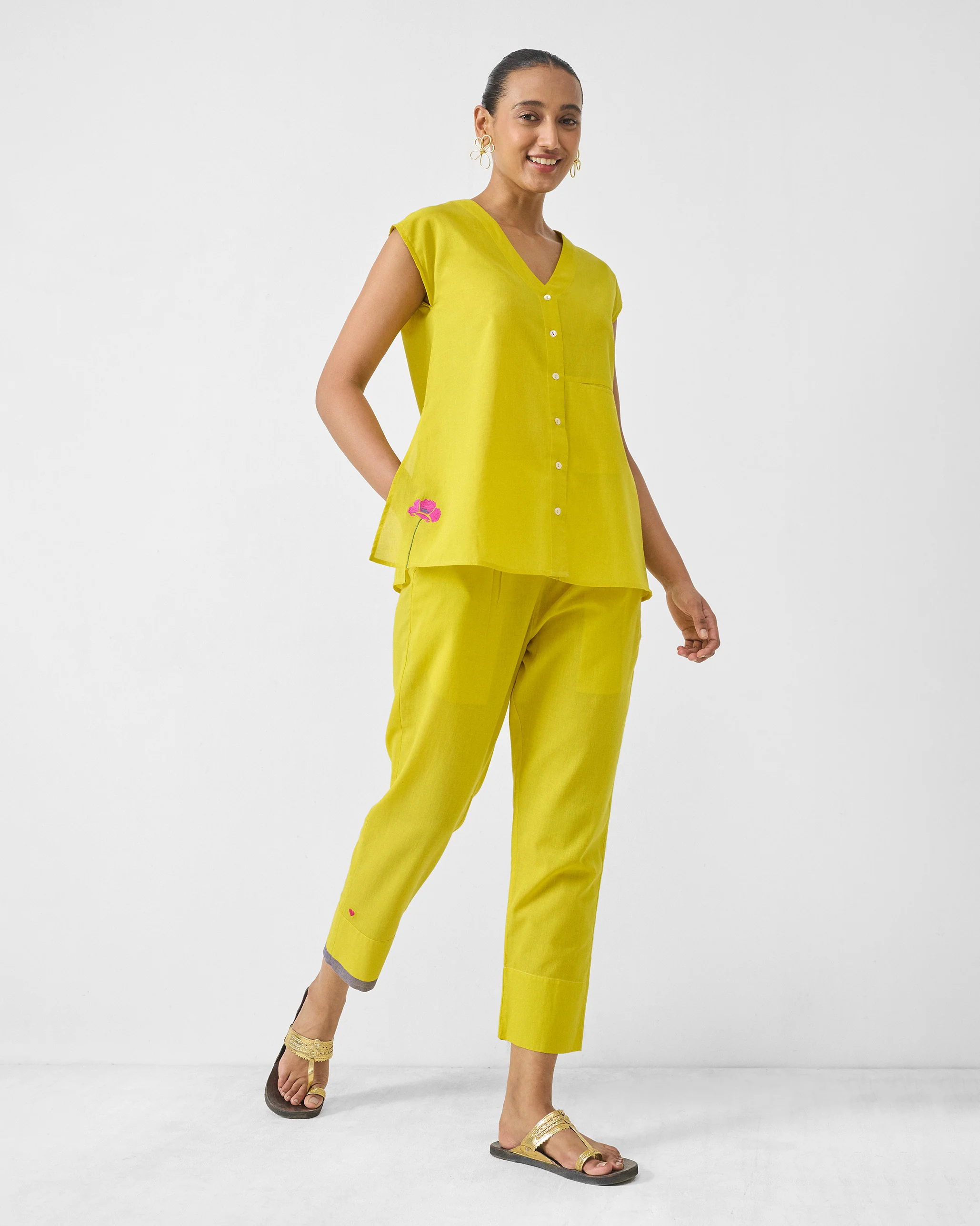 Madagascar Pants - Chartreuse - Image 7