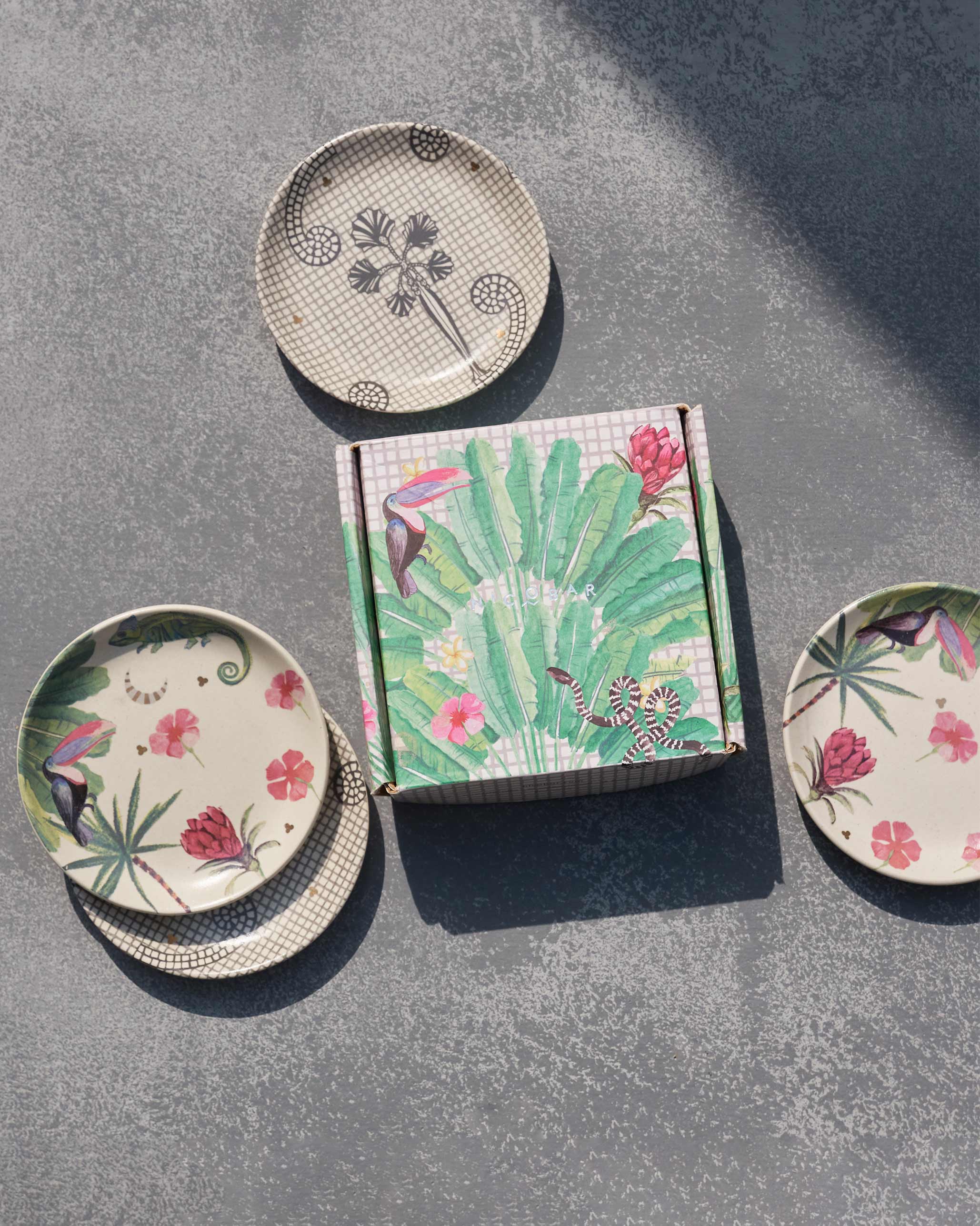 Madagascar Tea Plates (Set of 4) - Image 3