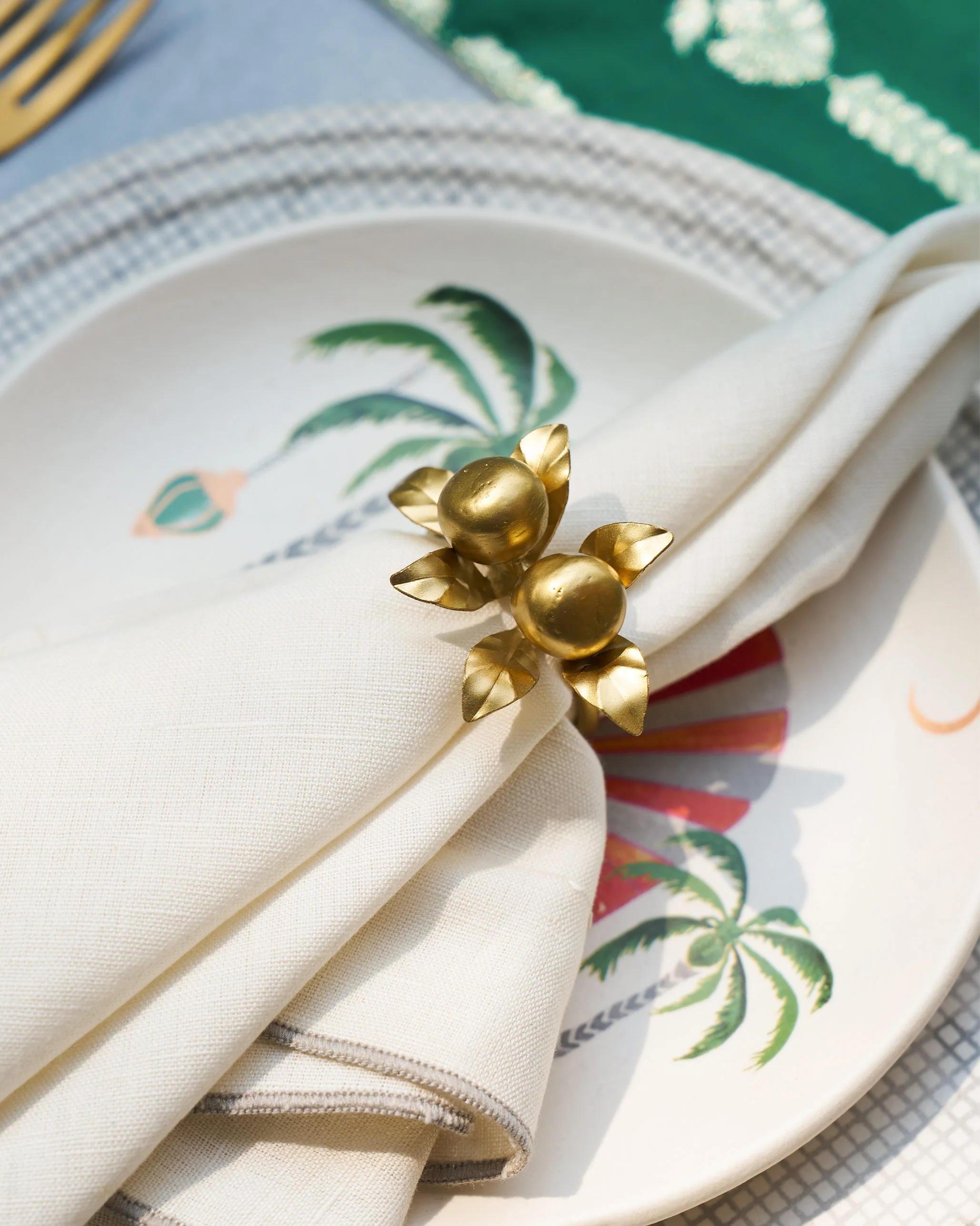 Mandarin Napkin Ring - Set of 4 - Image 2