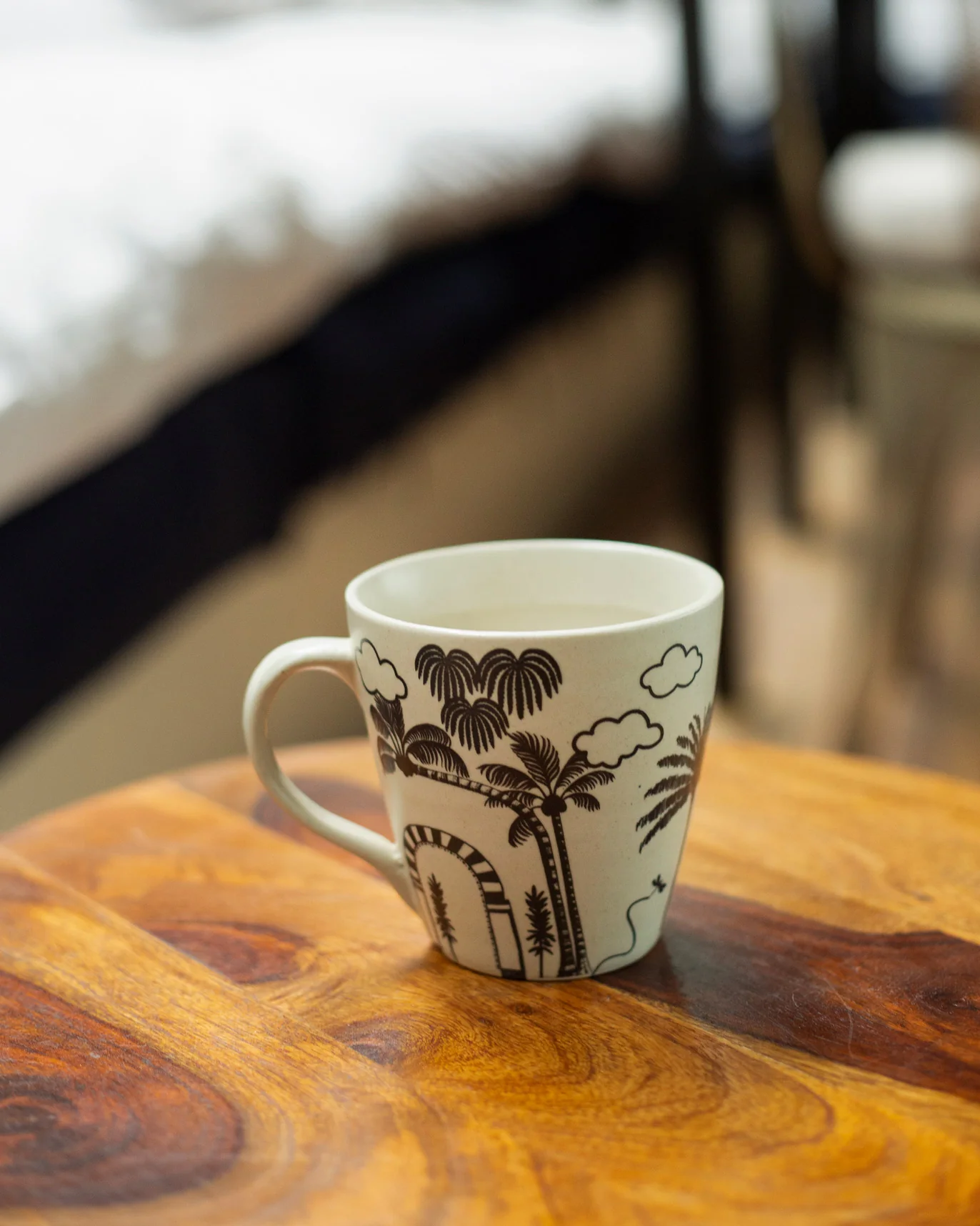 Mandovi Palm Mug - Ivory - Image 2