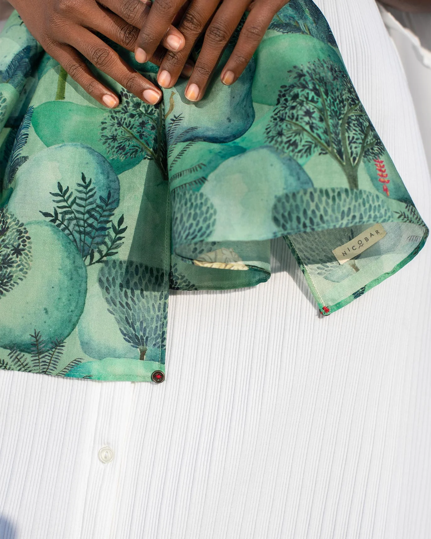 Mangrove Scarf - Blue - Image 3