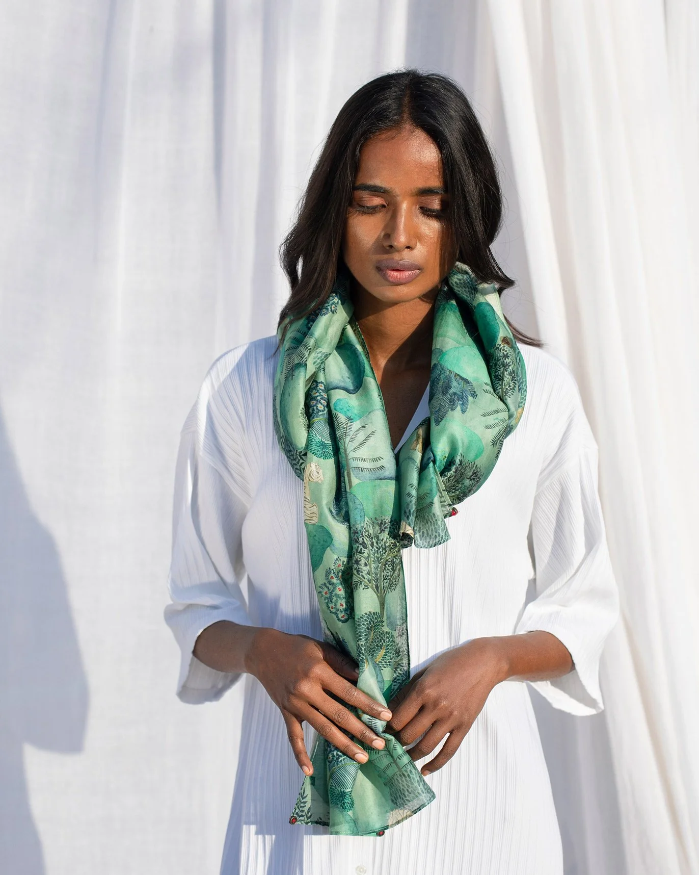 Mangrove Scarf - Blue - Image 4