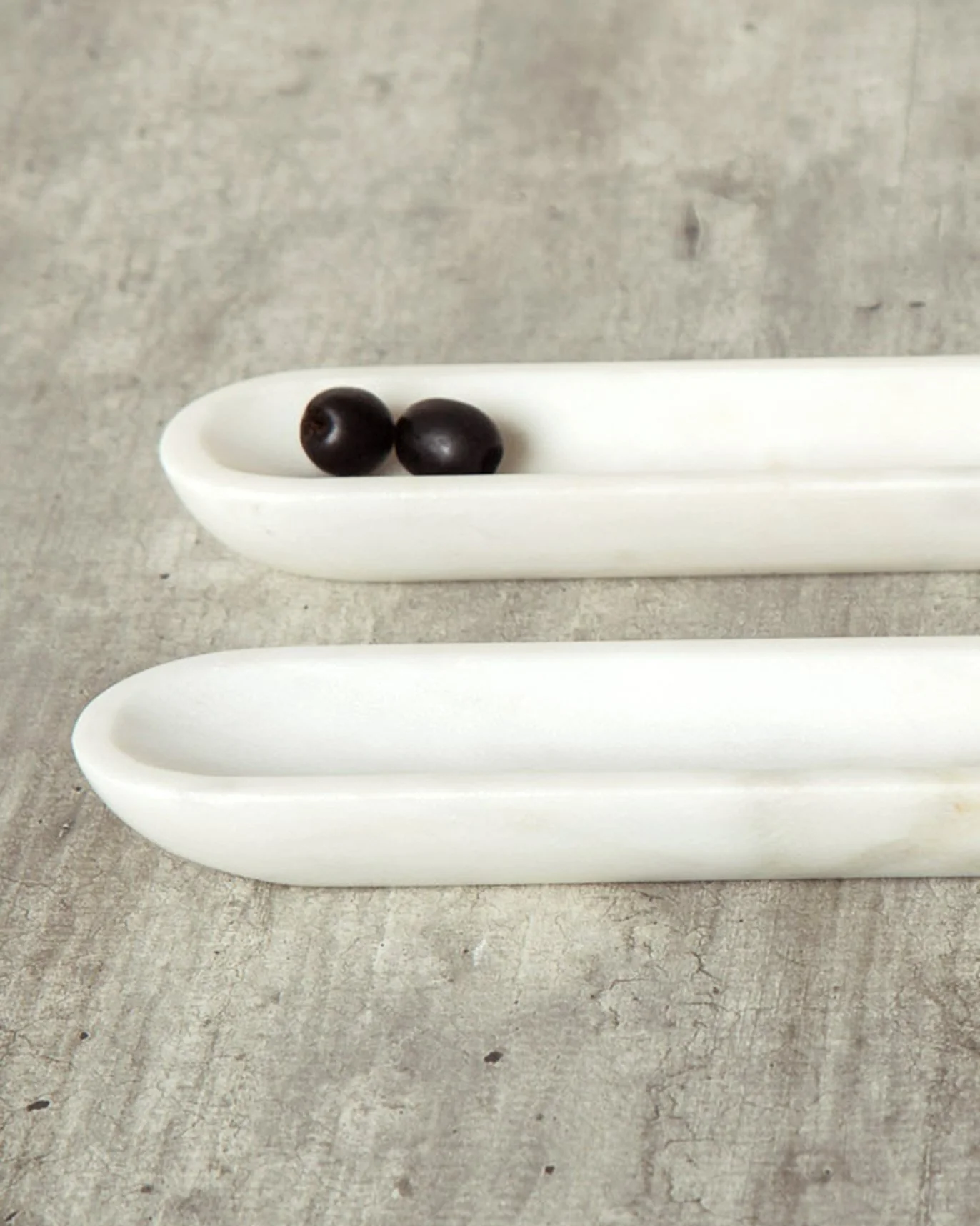 Marble Olive Boat - Small - Image 2