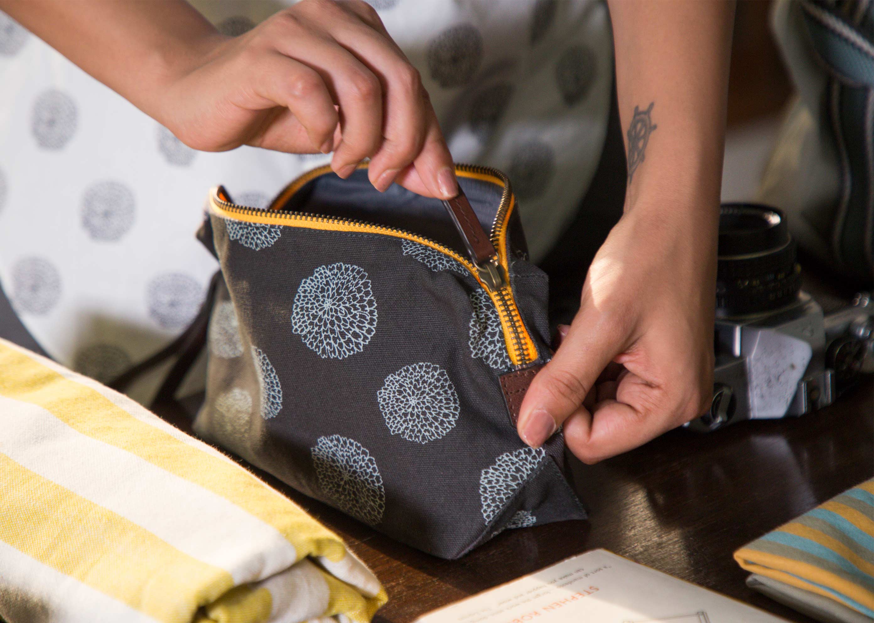 Marigold Make-Up Pouch - Image 3