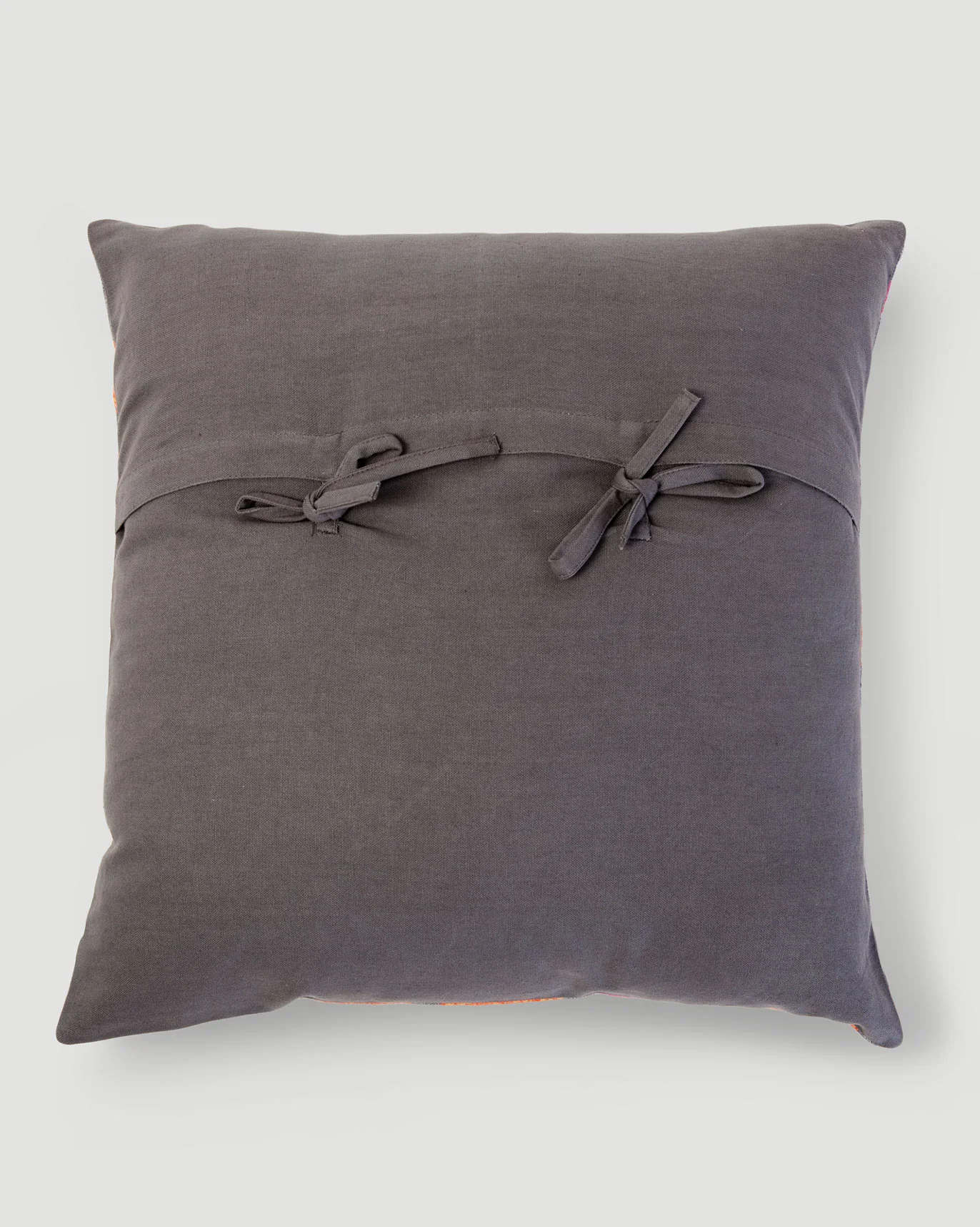 Marigold Rose Cushion Cover - Charcoal - Image 2