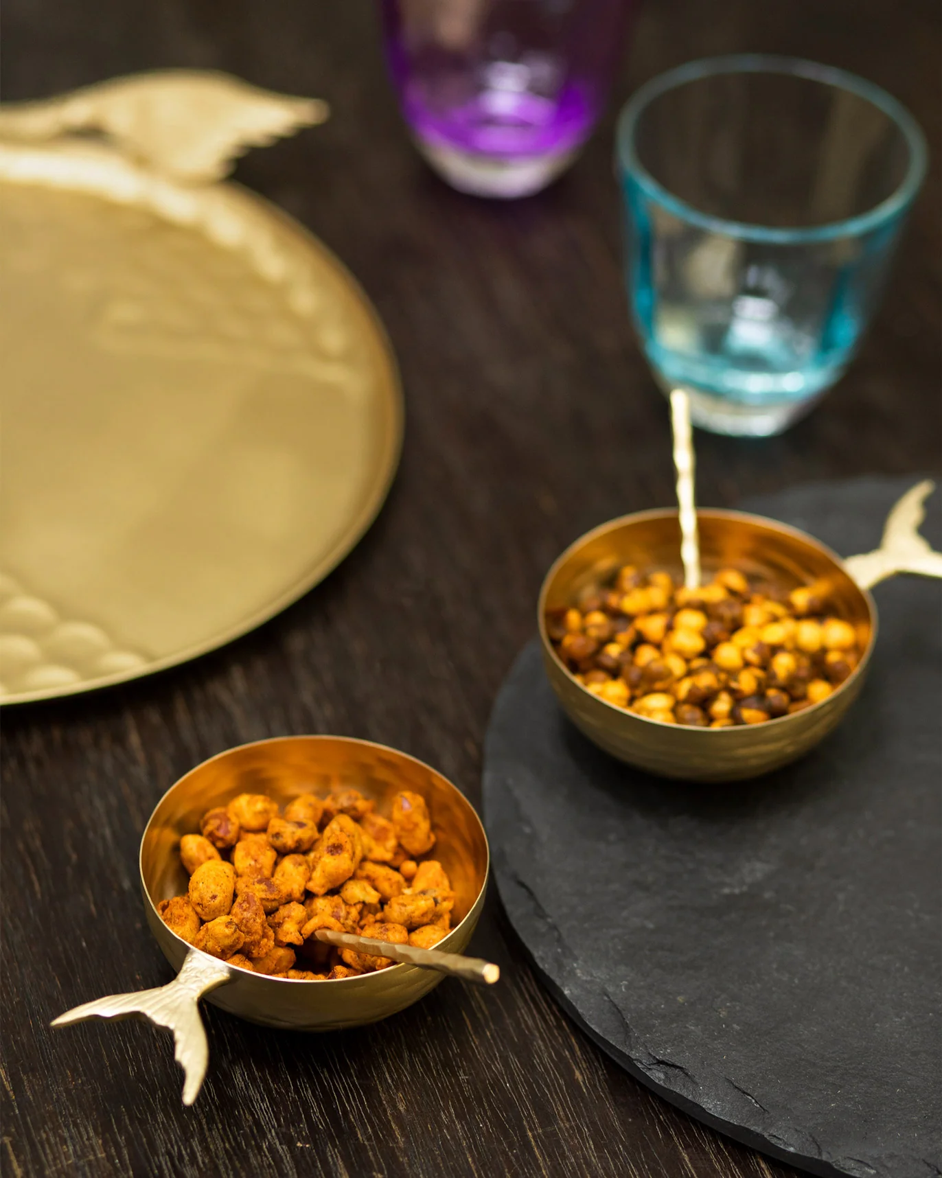 Marina Nut Bowls with spoons - Image 2