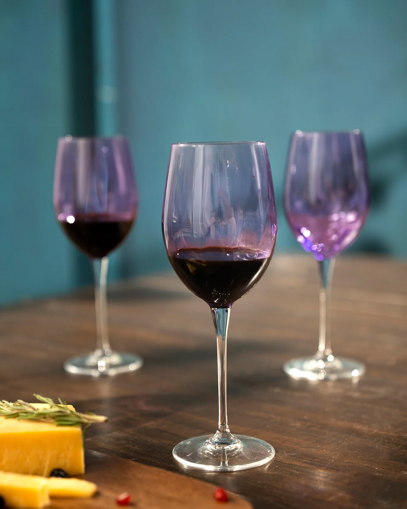 Marina Red Wine Glass (Set of 4) - Purple - Image 4