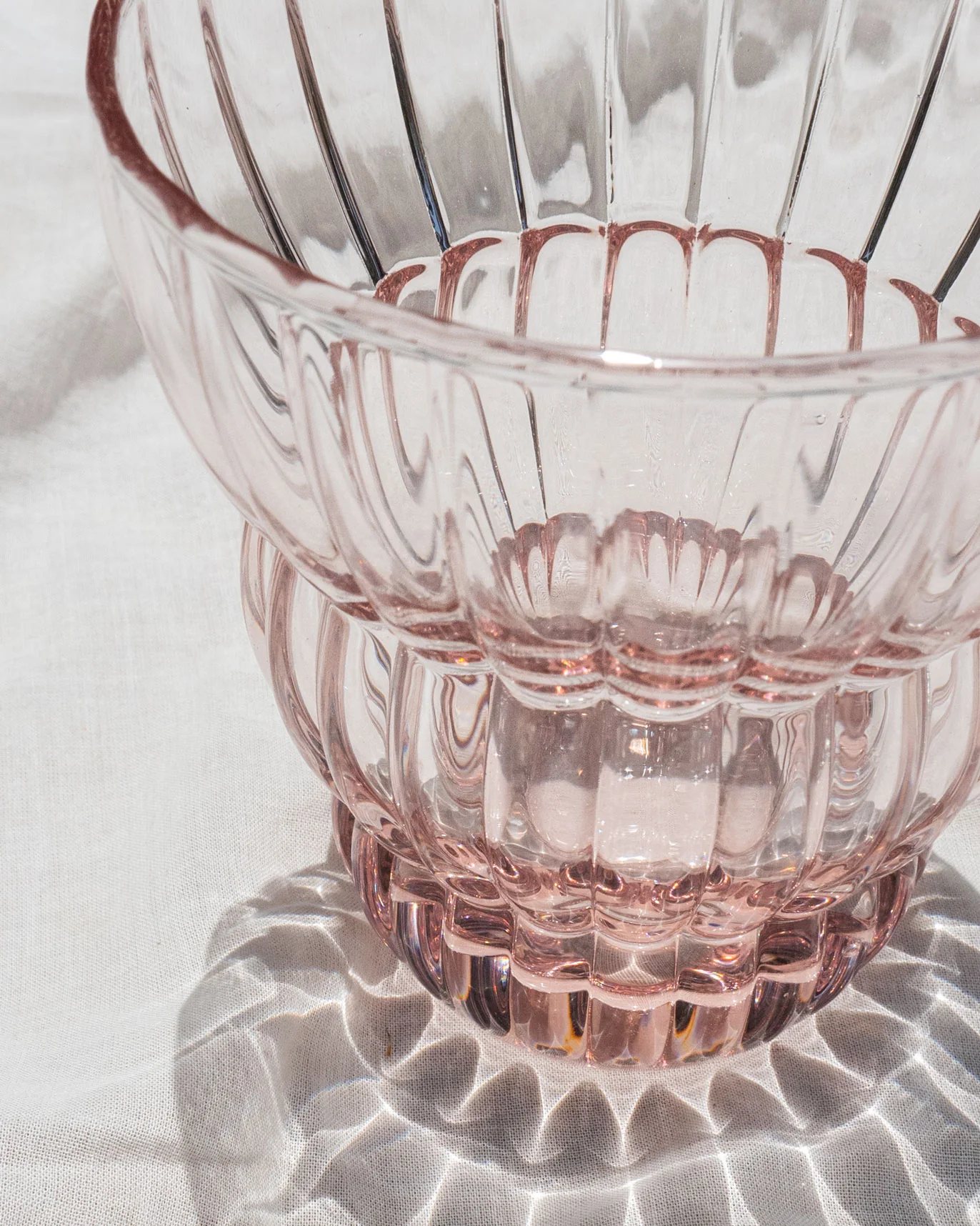 Marina Stackable Glass - Rose - Image 3