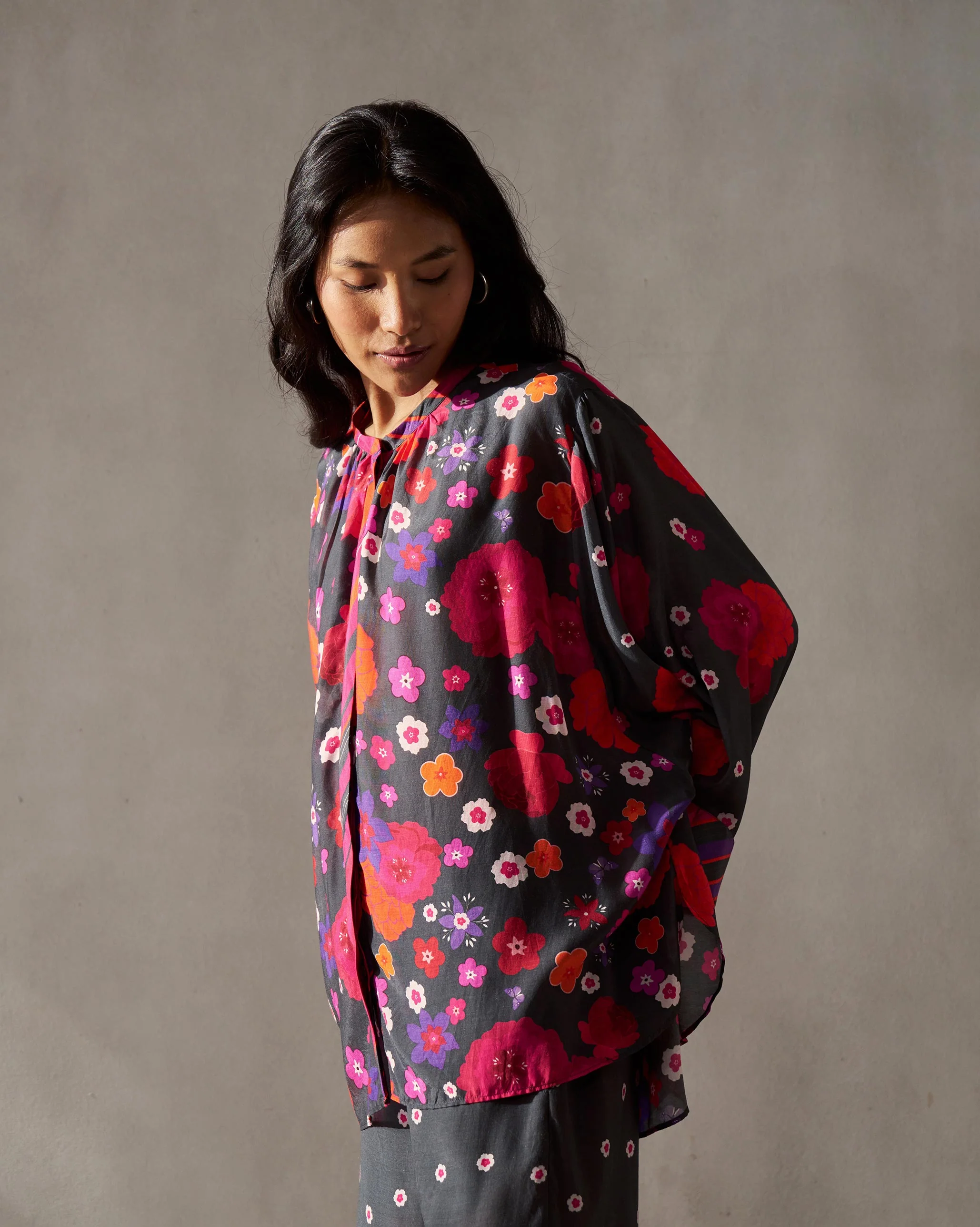 Marrakech Raglan Sleeve Top - Multi Color - Image 3