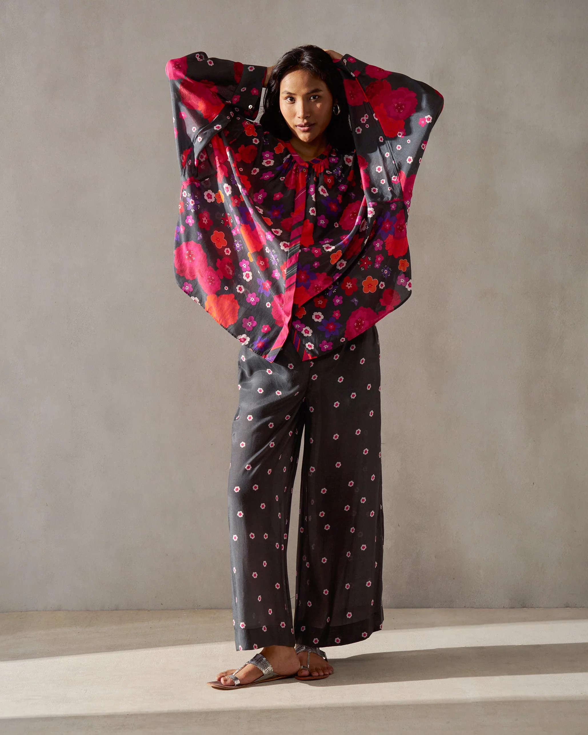 Marrakech Raglan Sleeve Top - Multi Color - Image 6