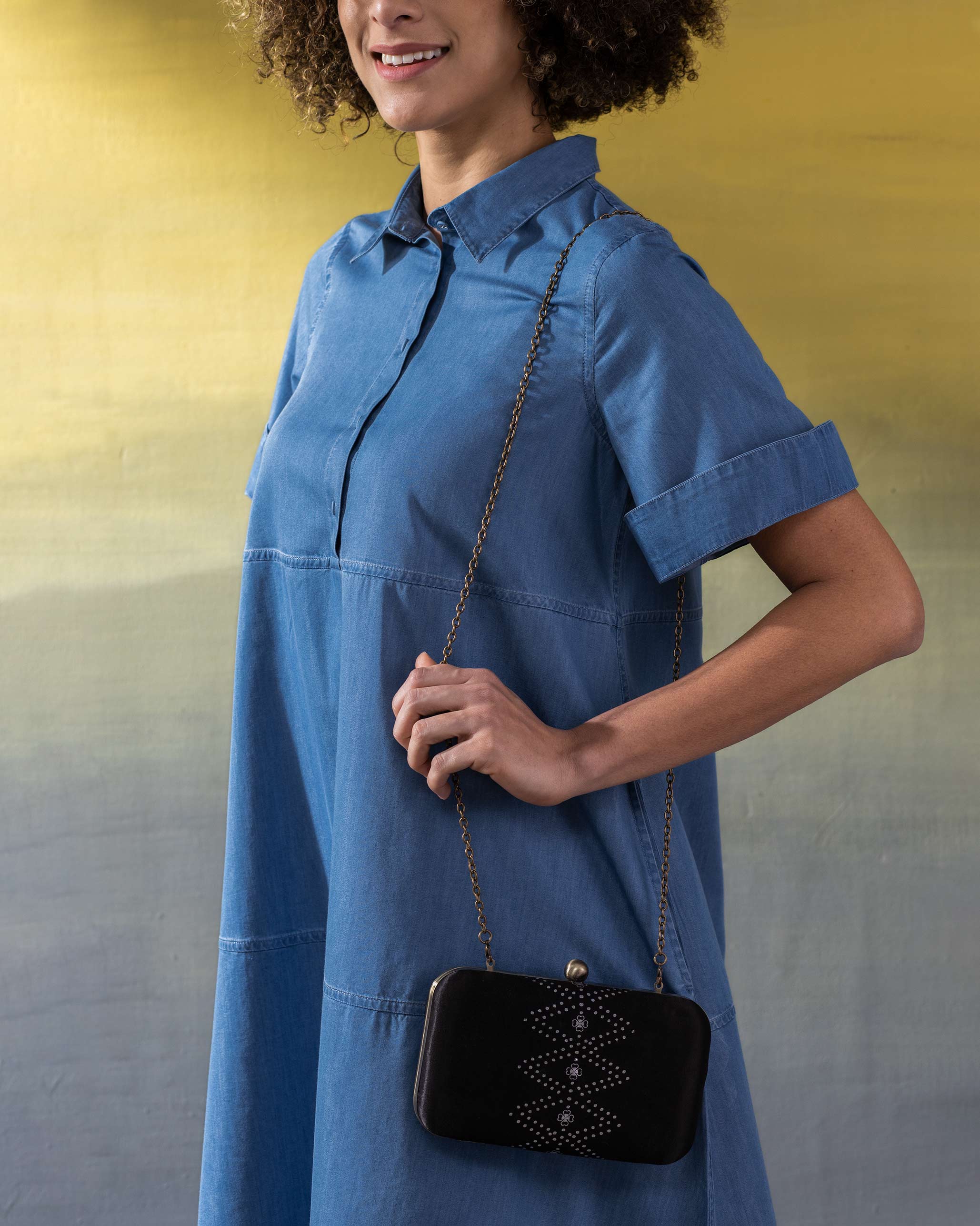 Martini Clutch - Black - Image 5
