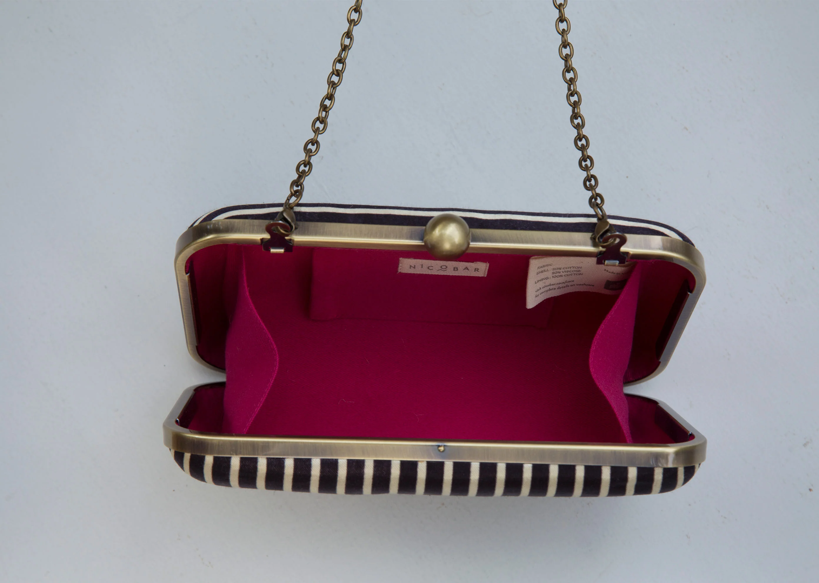 Martini Clutch - Ivory & Black - Image 3