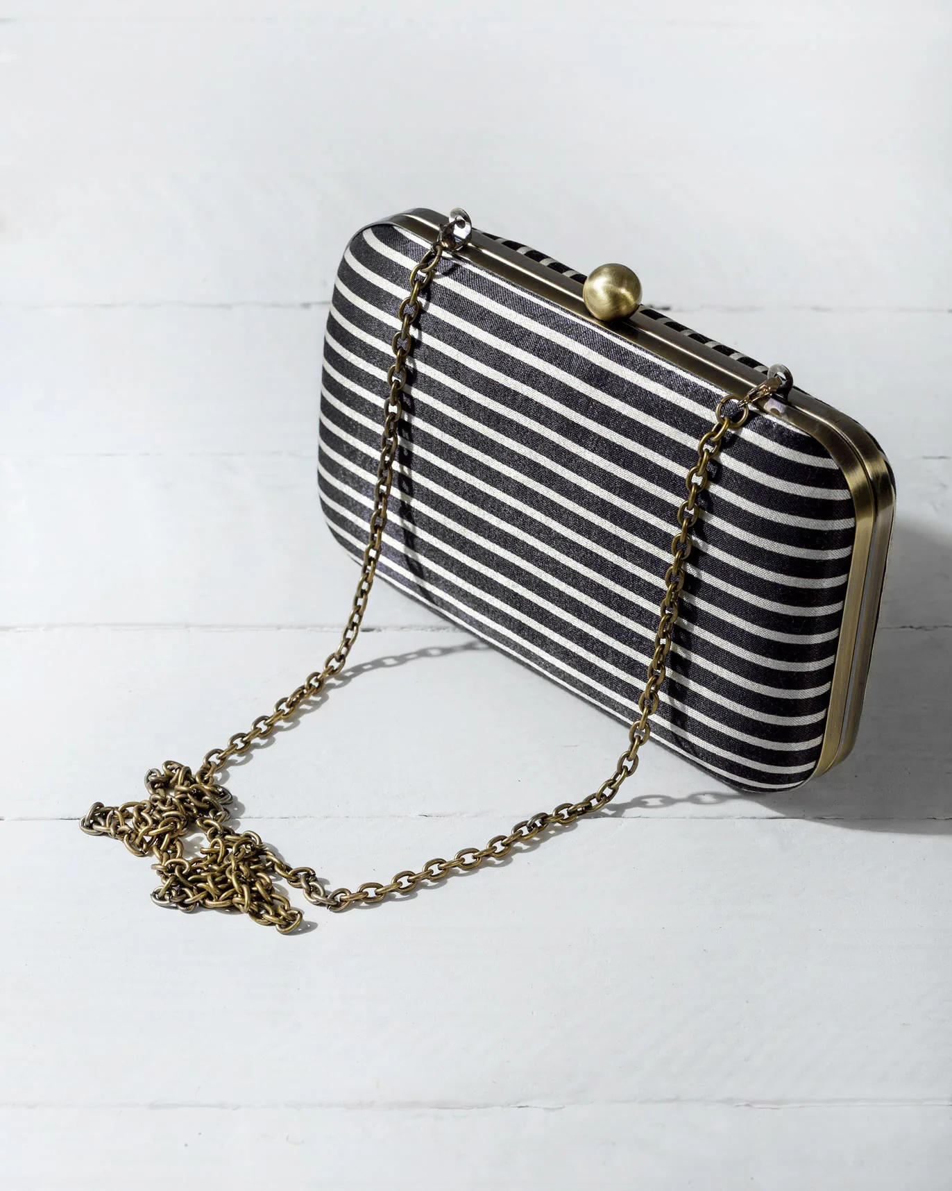 Martini Clutch - Ivory & Black - Image 2