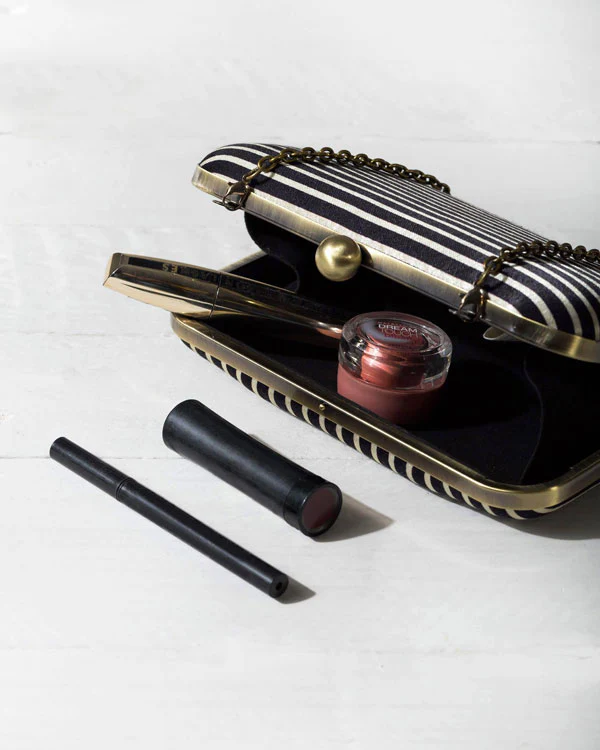 Martini Clutch - Ivory & Black - Image 5
