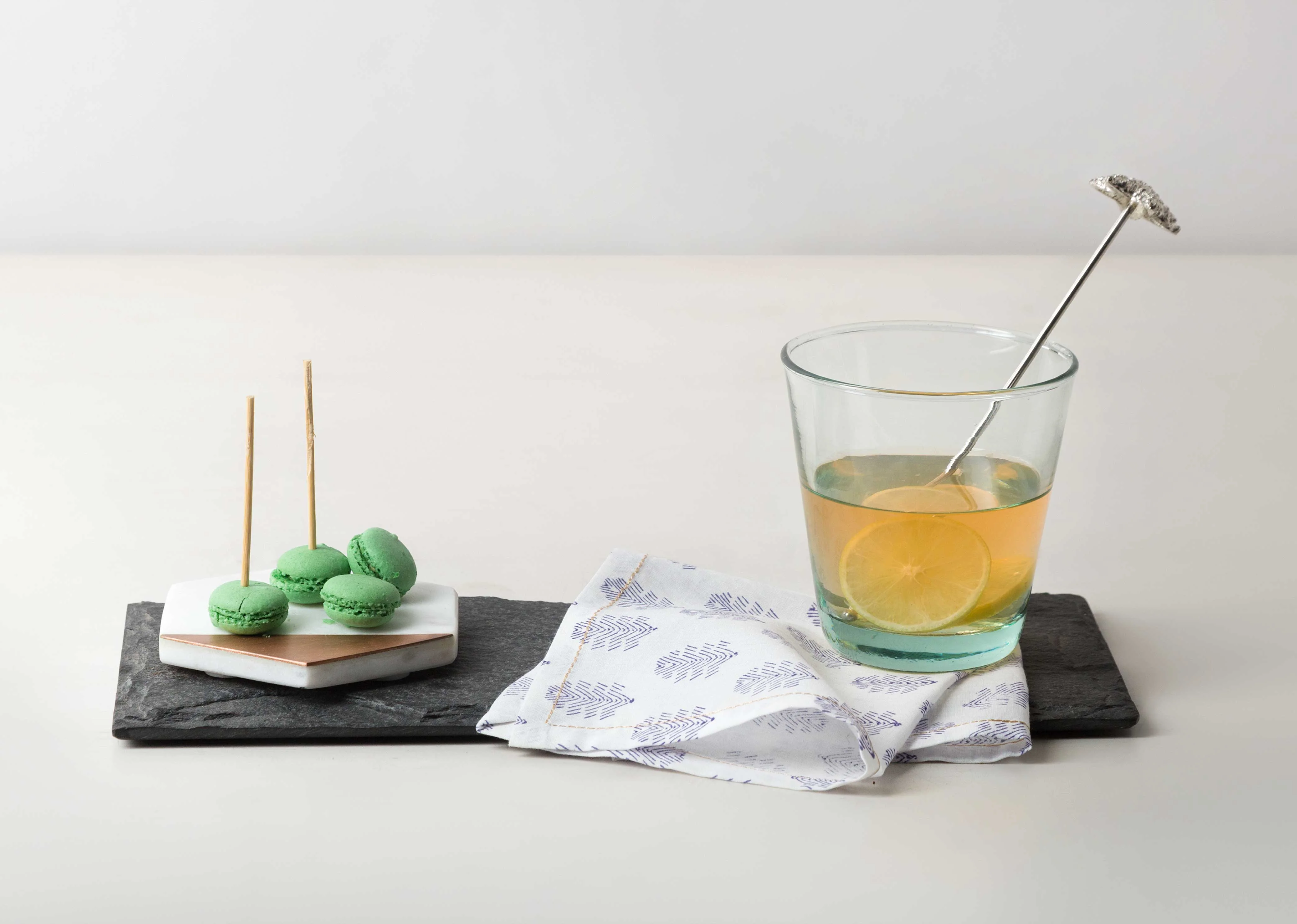 Matsu Cocktail Napkins (Set Of 6) - Purple - Image 3