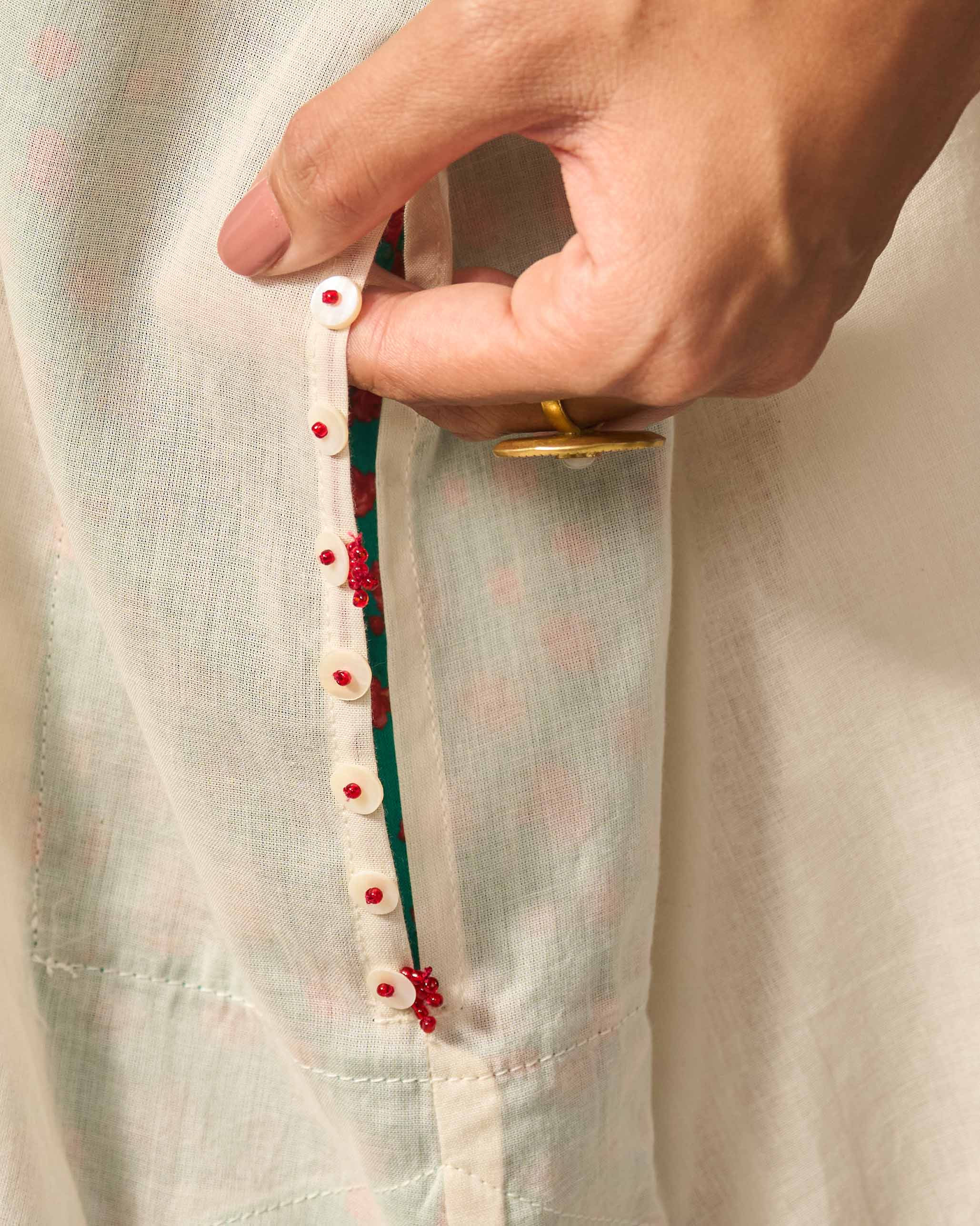 Medina Kurta - Ivory - Image 4