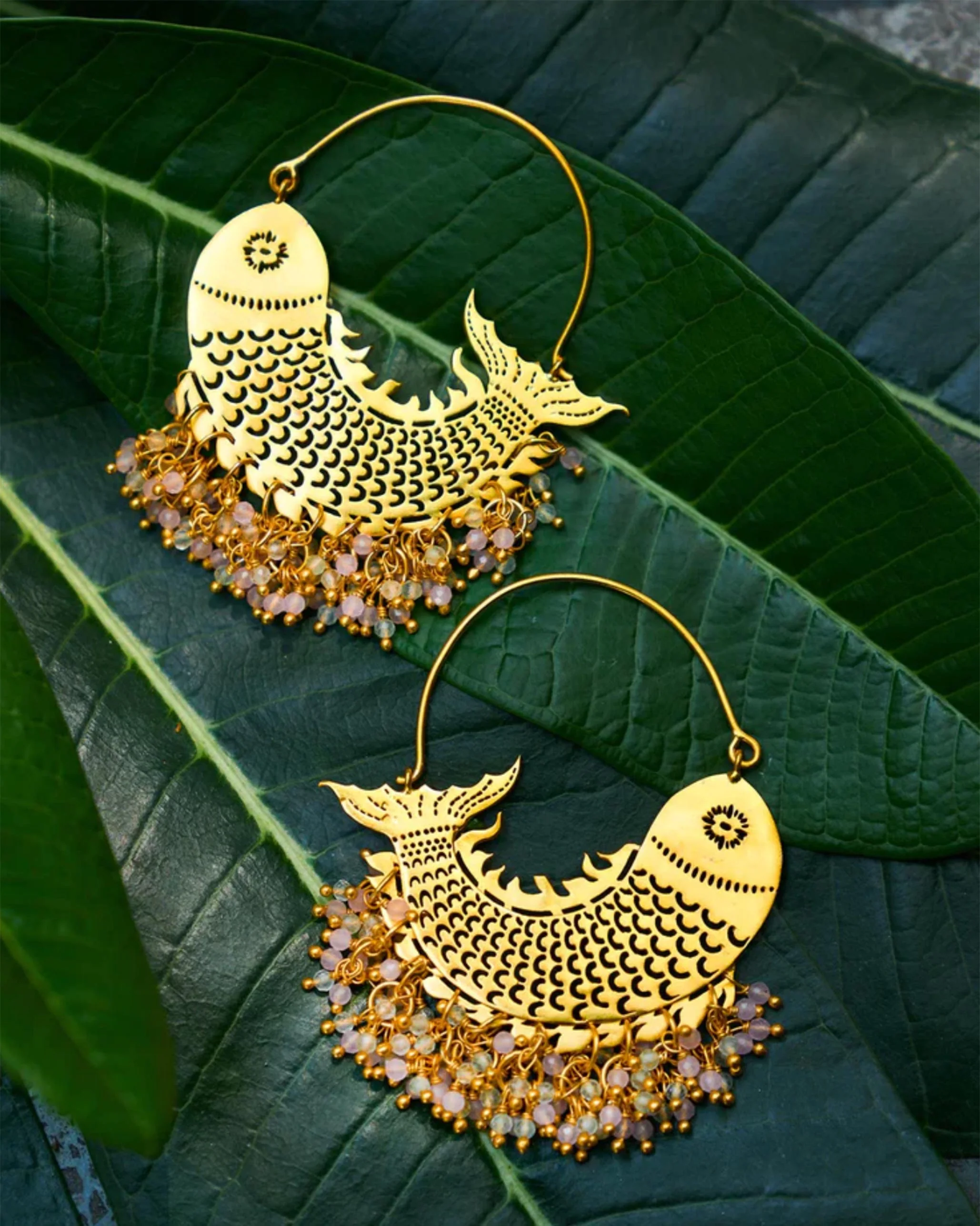 Meen Bali - Gold & Pink - Image 3