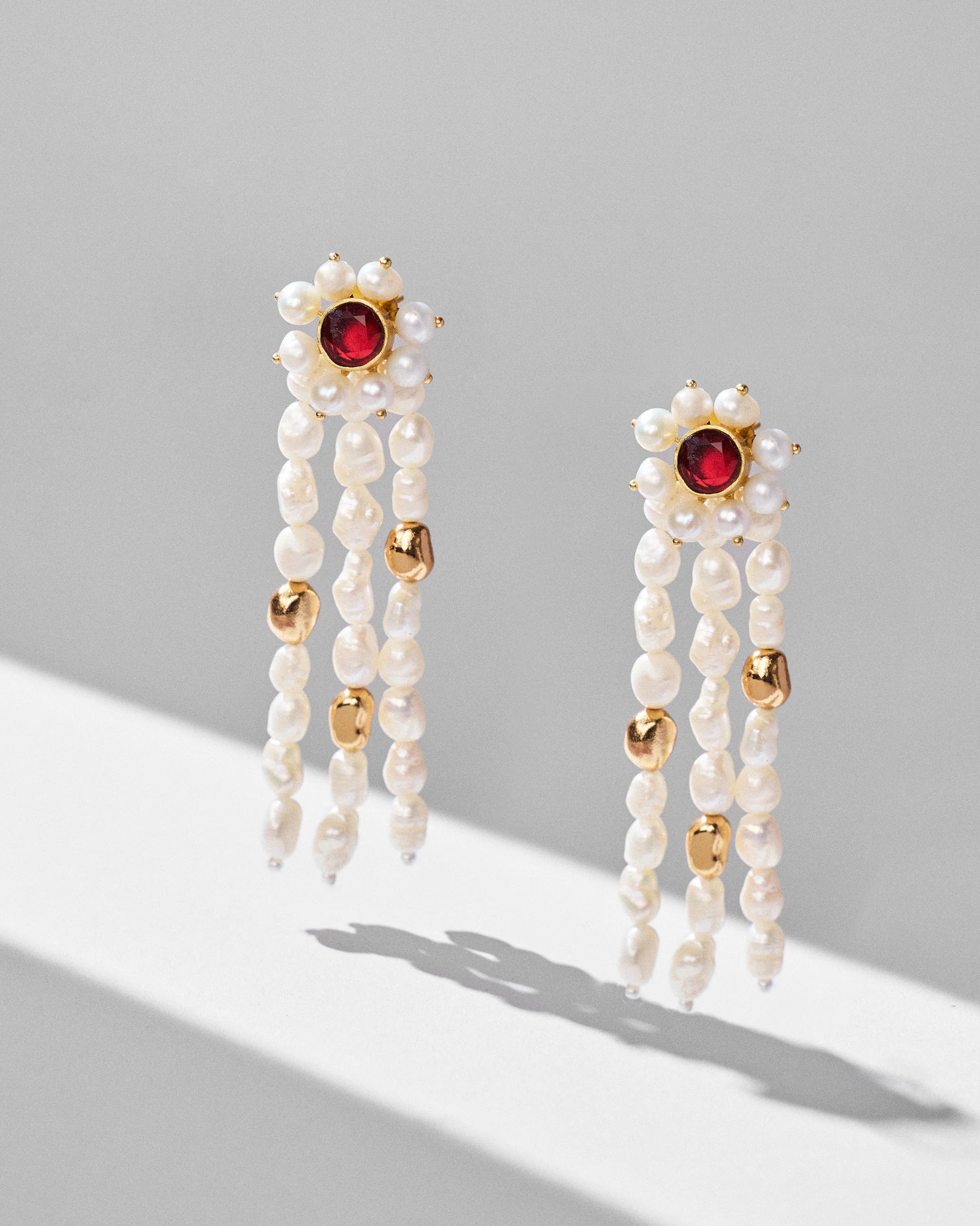 Meher Earrings - Gold - Image 2