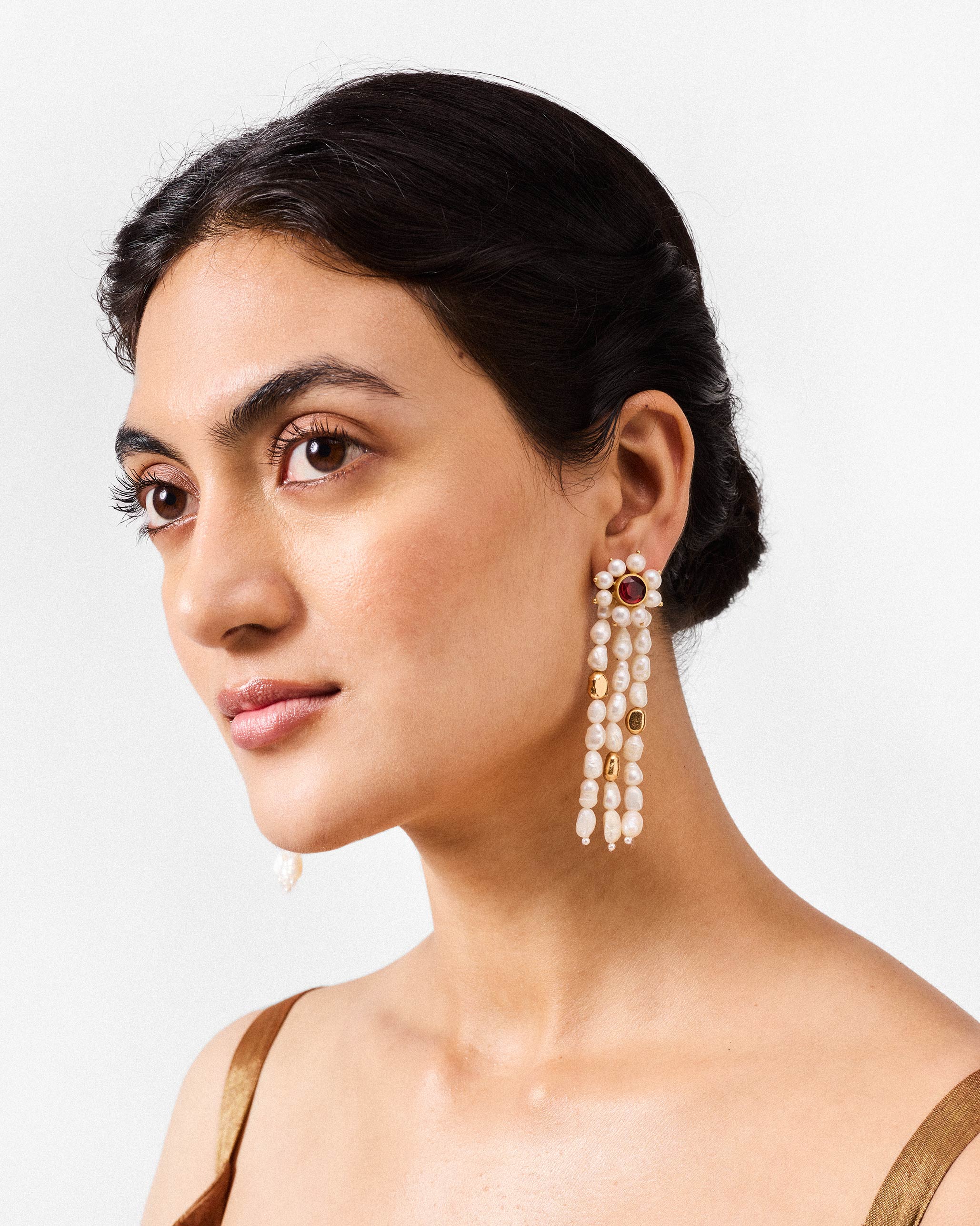 Meher Earrings - Gold - Image 5