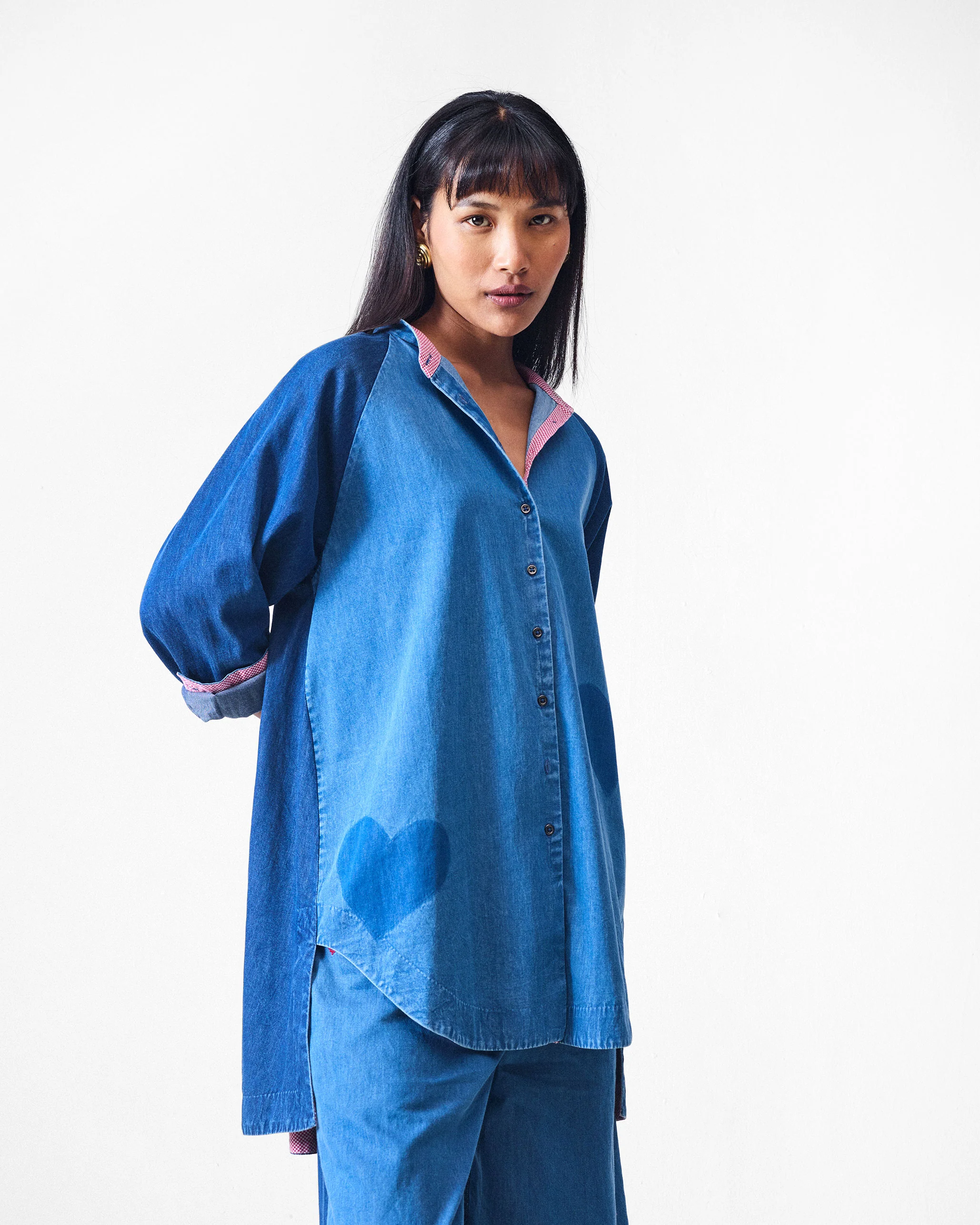 Memento Kurta - Denim - Image 7
