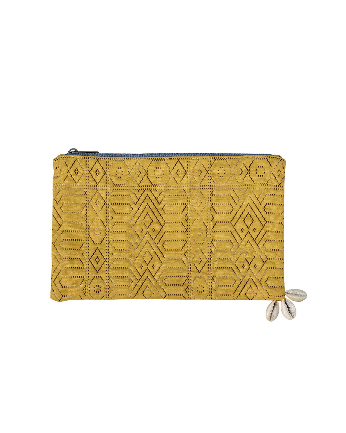 Midi Jacquard Pouch - Yellow - Image 5
