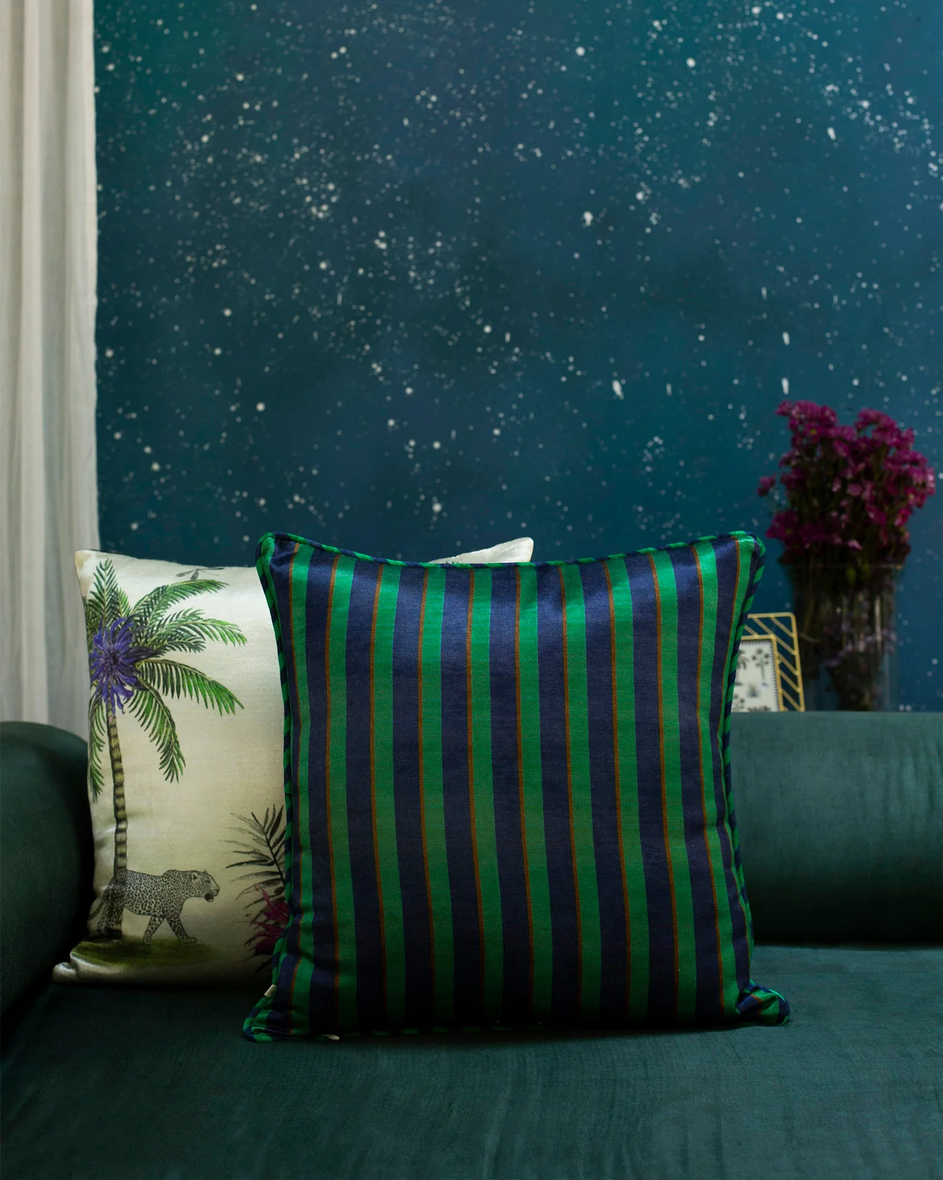 Midnight Forest Cushion Cover - Image 3