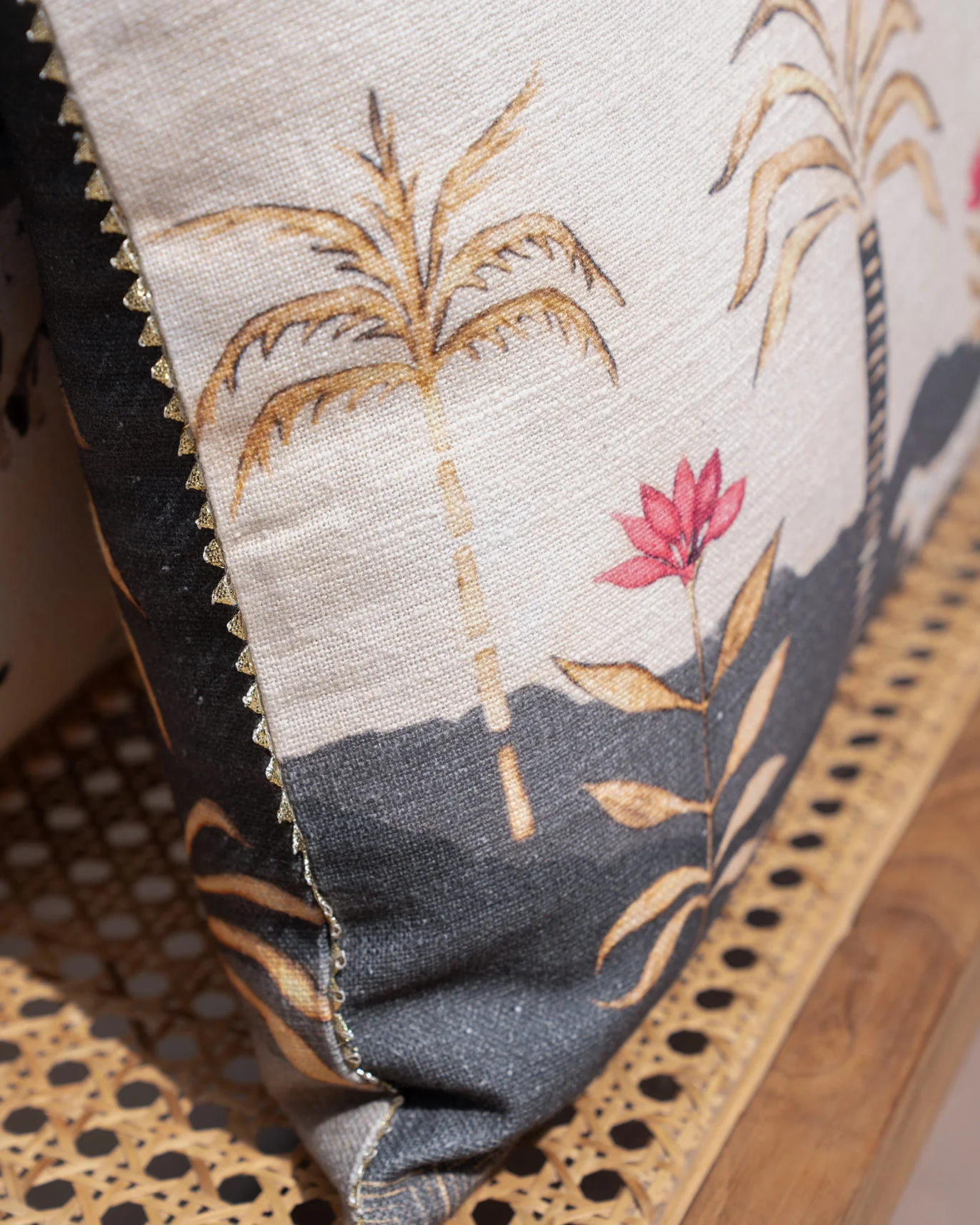 Midnight Jungle Cushion Cover - Image 2