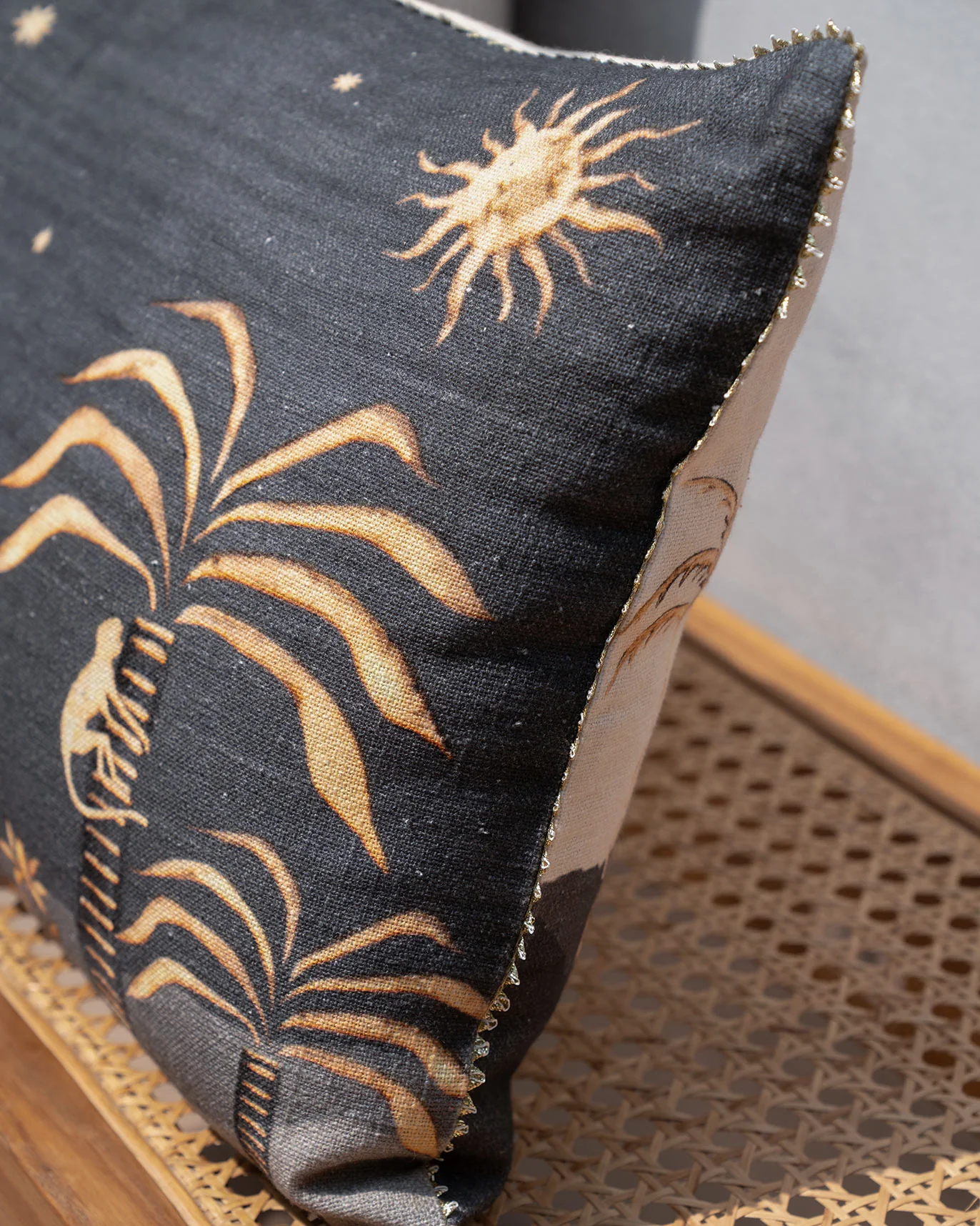 Midnight Jungle Cushion Cover - Image 4