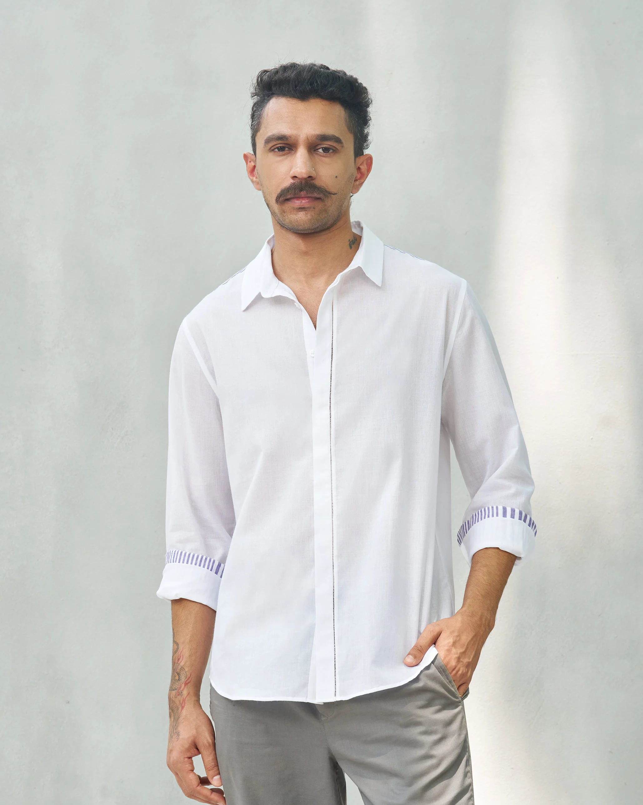 Midnight Shirt - White - Image 3