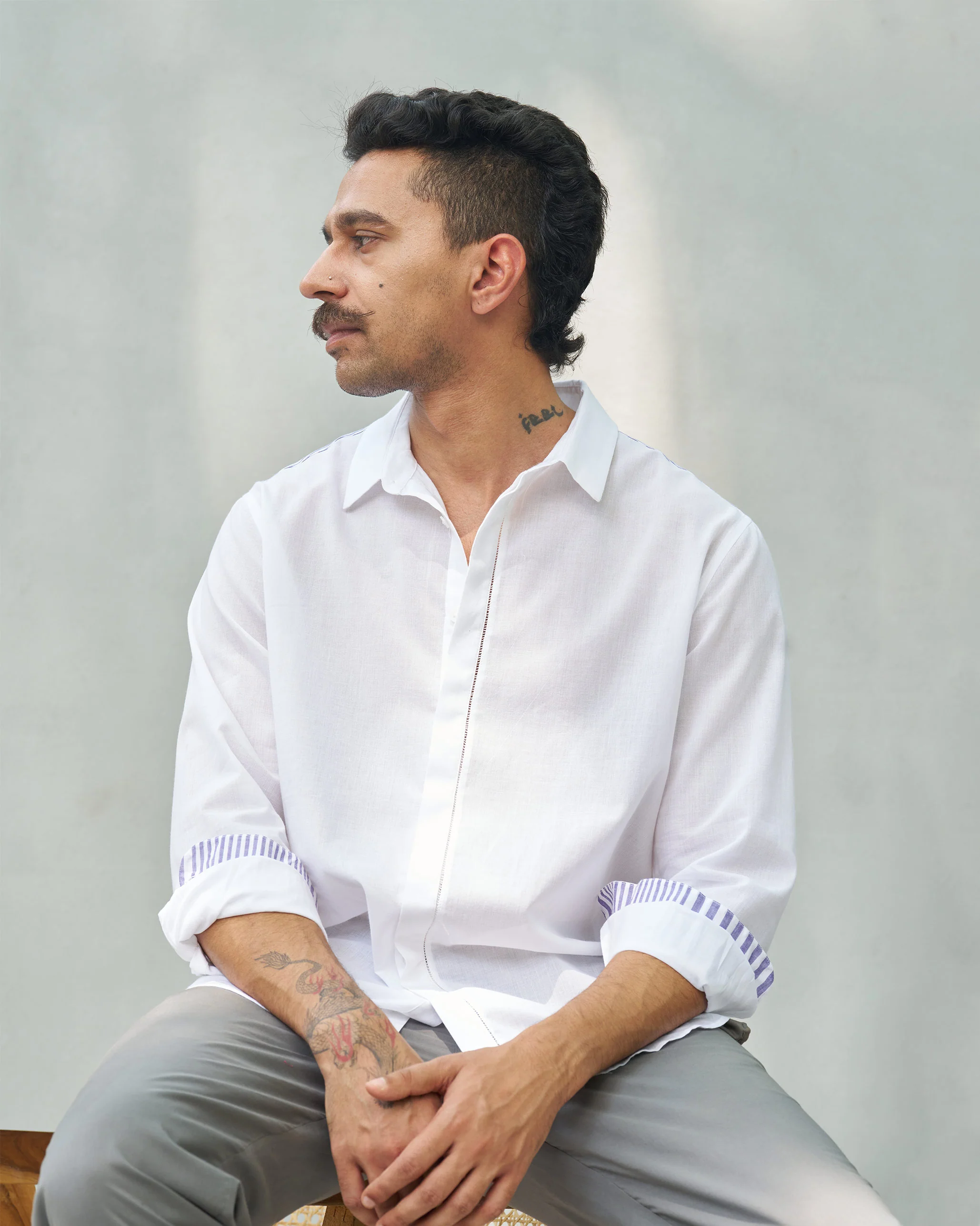 Midnight Shirt - White - Image 5
