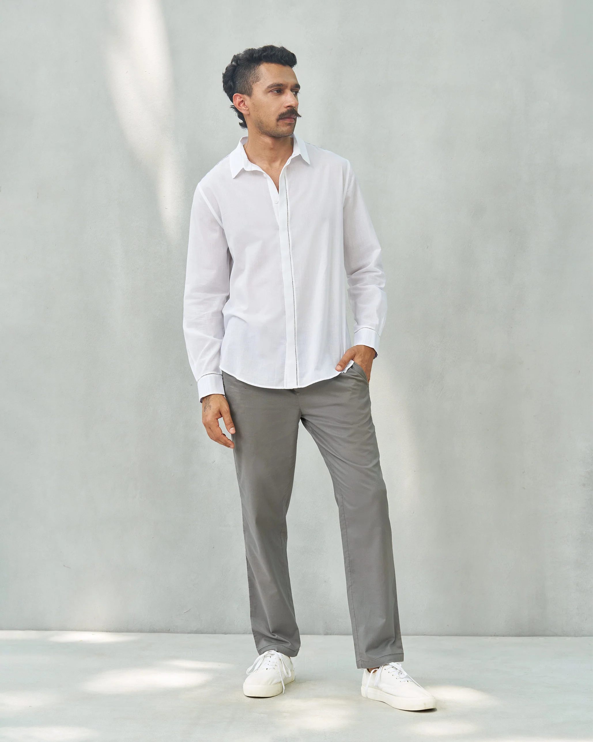 Midnight Shirt - White - Image 6