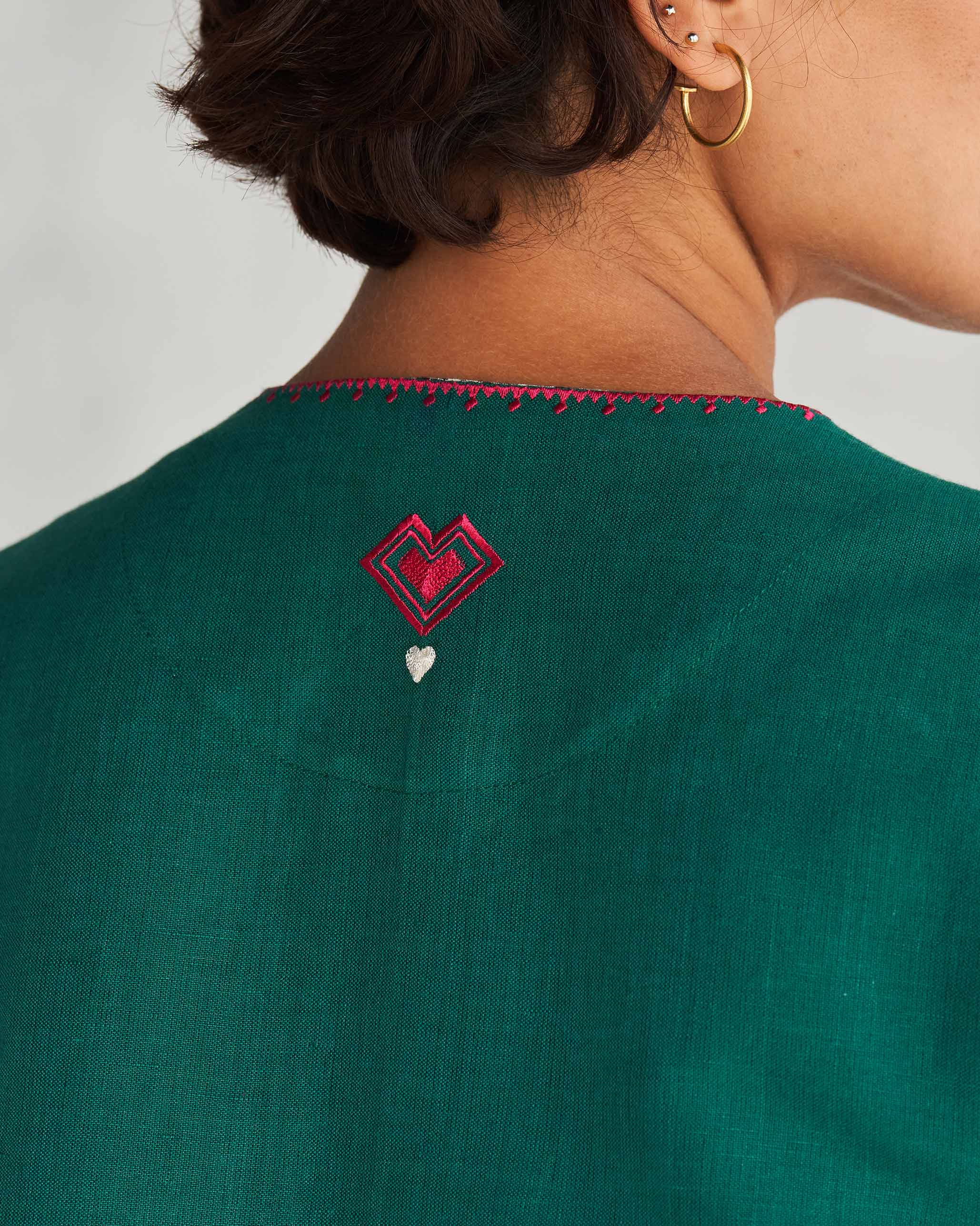 Midori Beach Dress - Green - Image 3