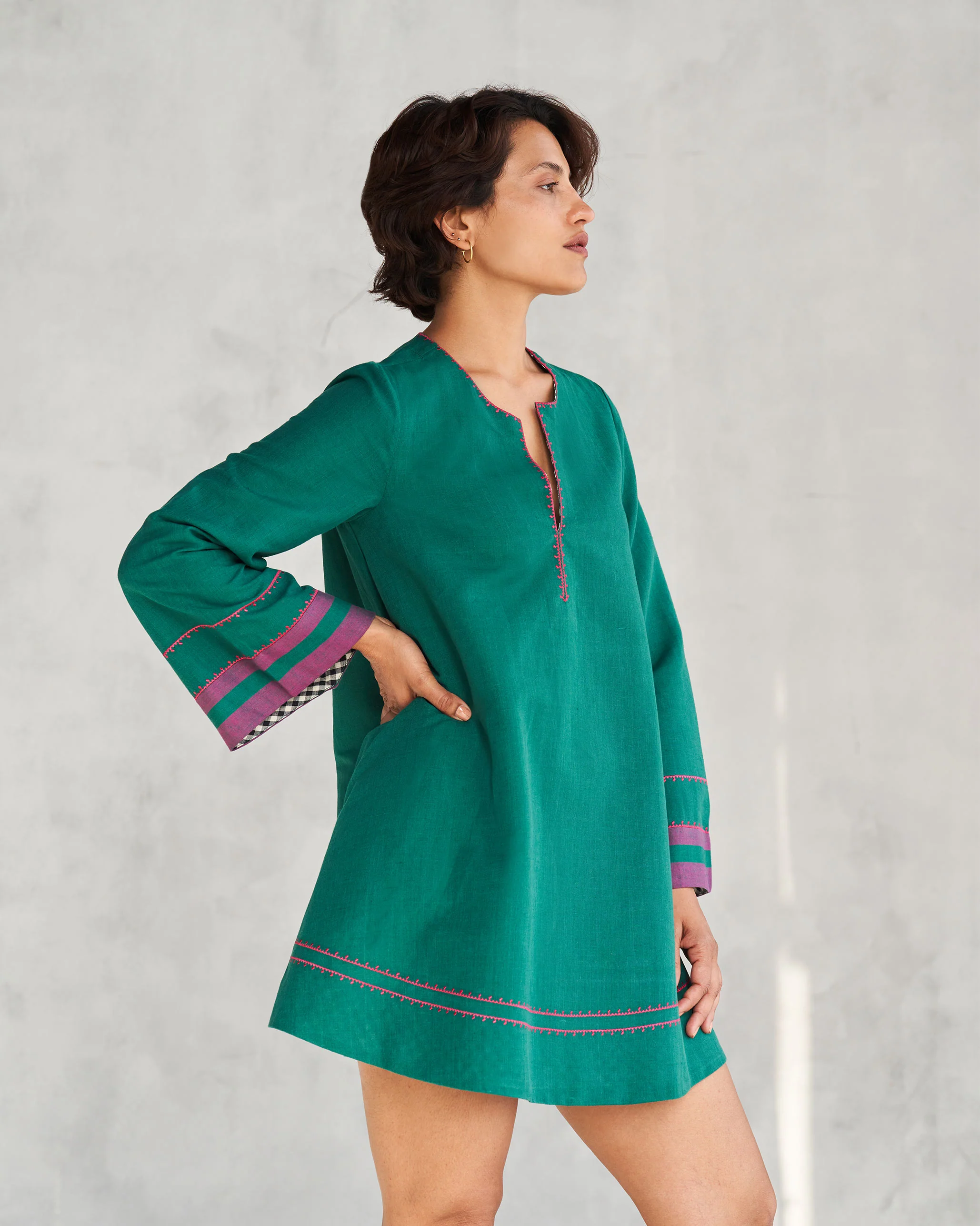 Midori Beach Dress - Green - Image 5