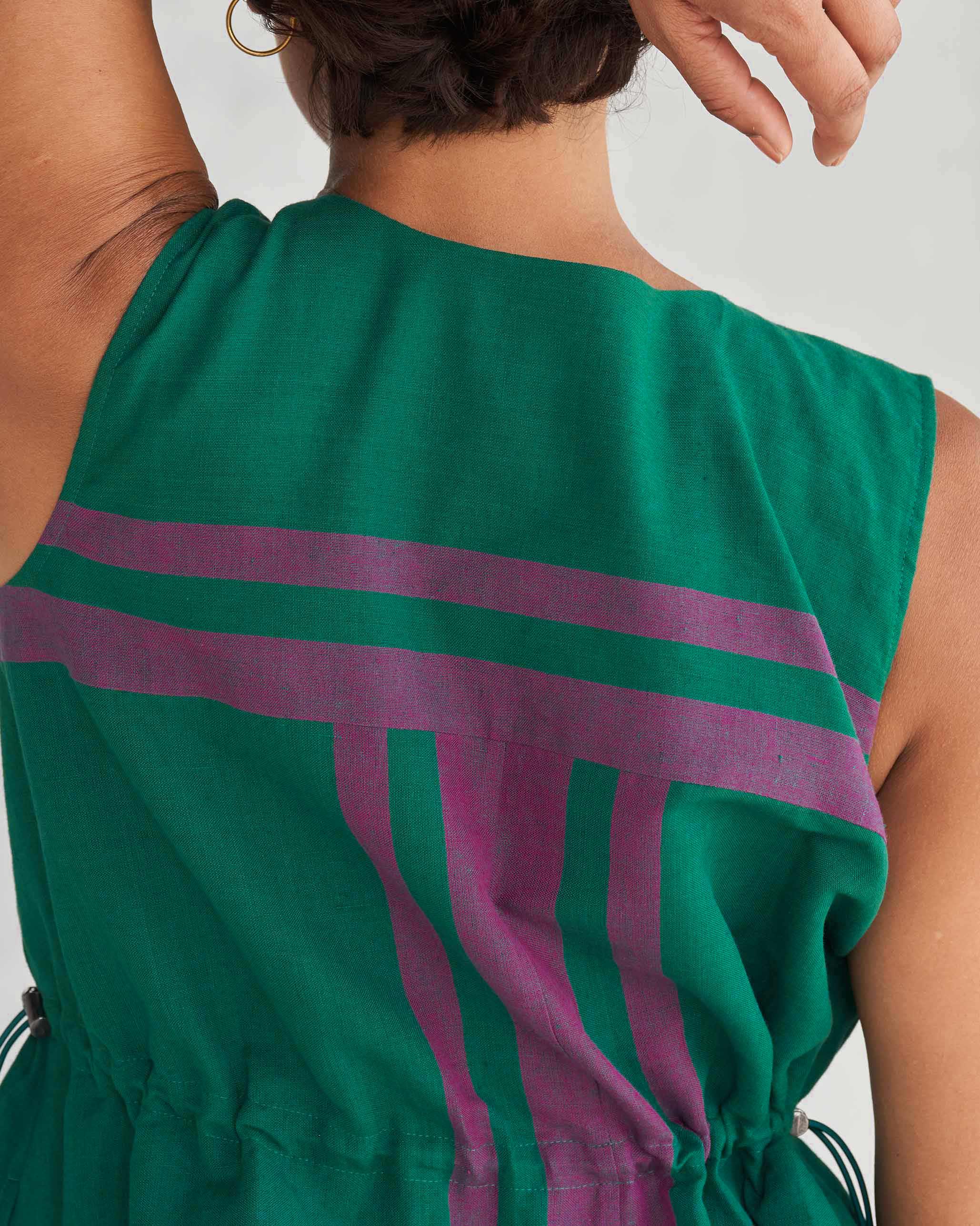 Midori Dress - Green - Image 3