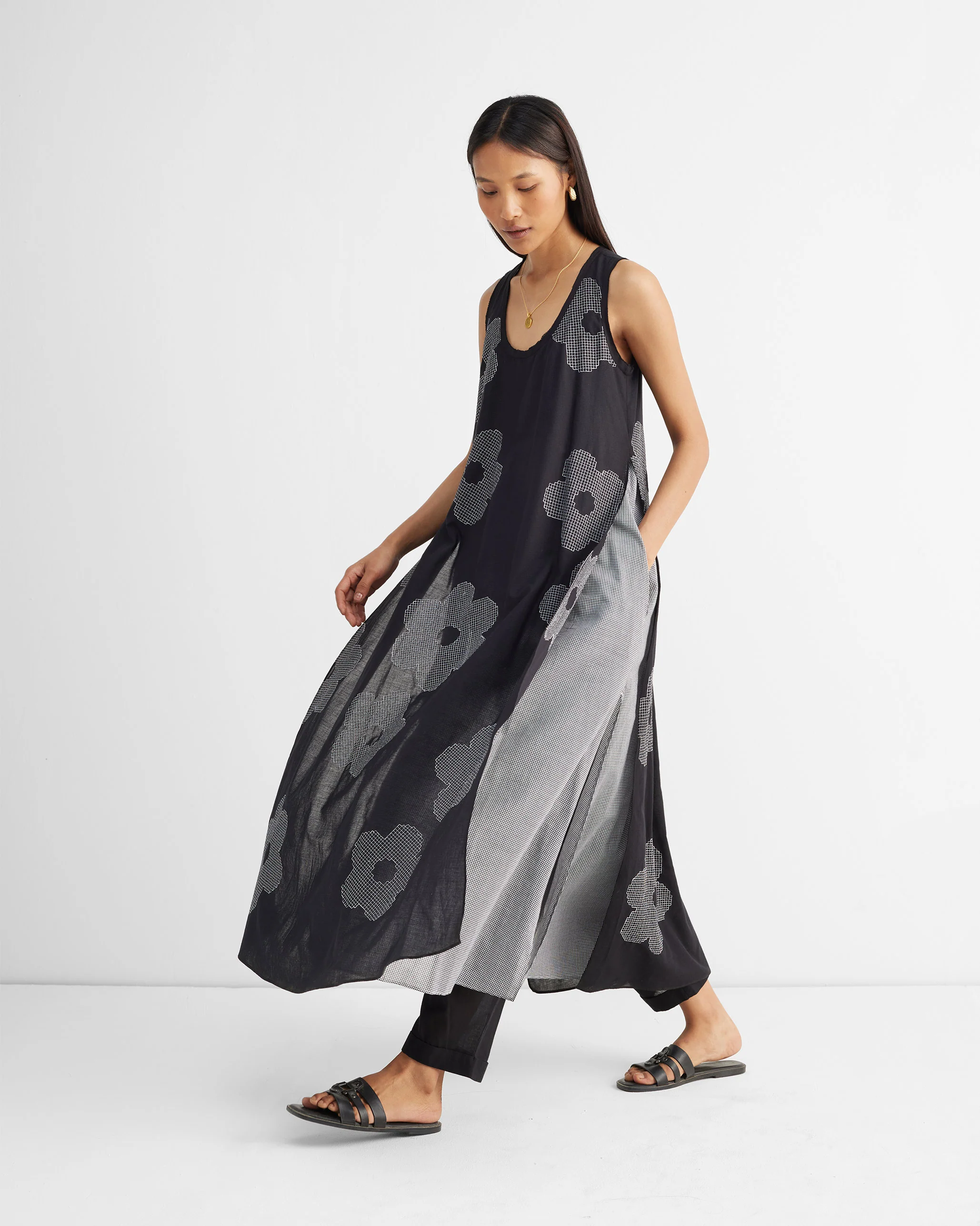 Midori Pants - Black Embroidery - Image 7