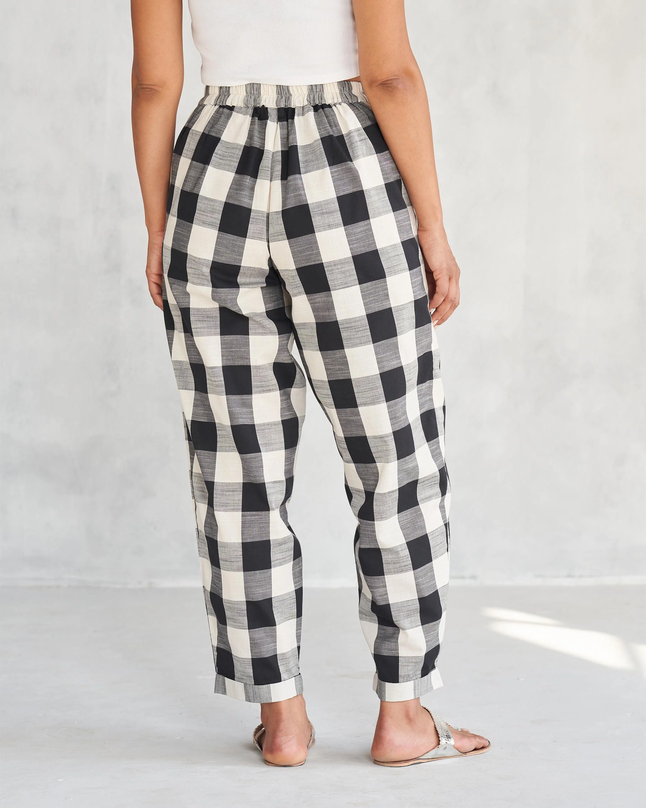 Midori Pants - Black & Ivory - Image 4