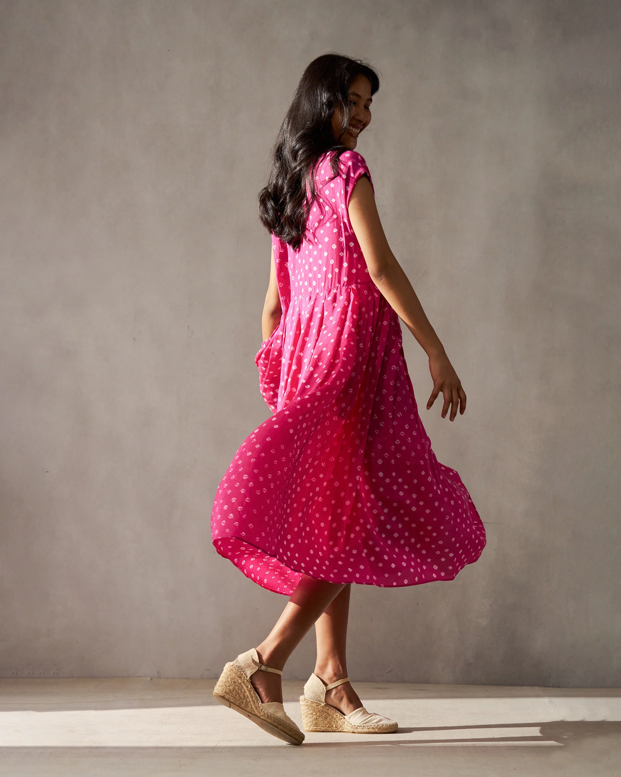 Midsummer Dress - Fuchsia - Image 3