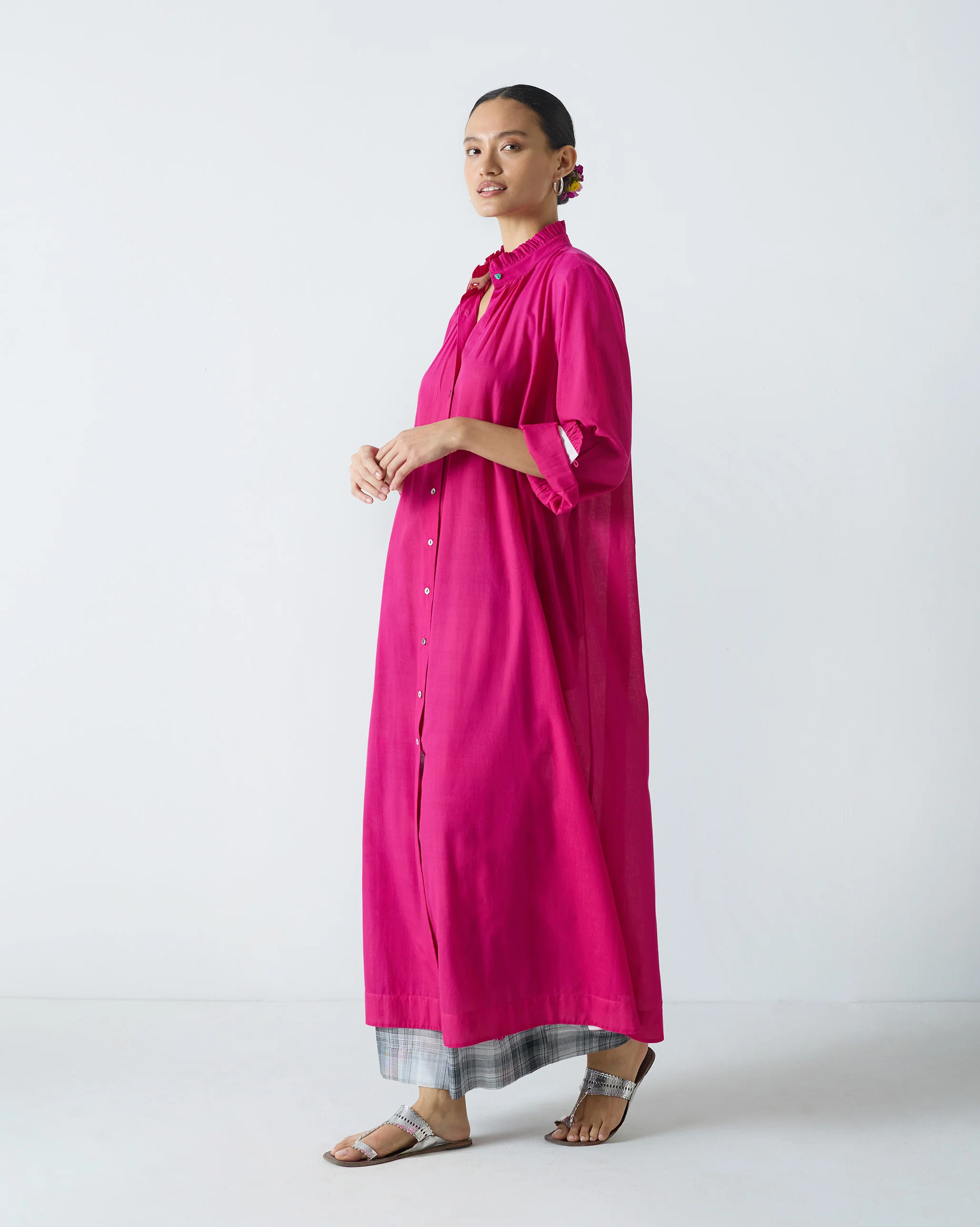 Mila Kurta - Fuchsia - Image 7