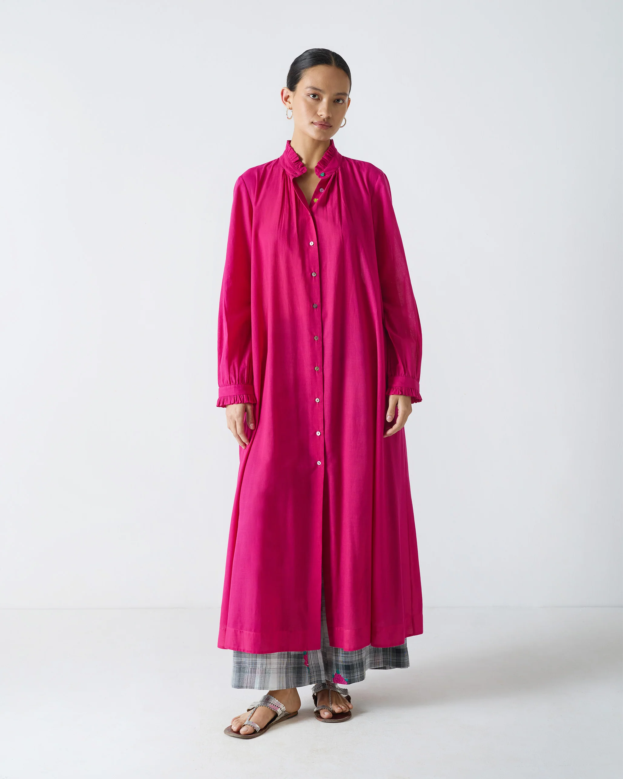 Mila Kurta - Fuchsia - Image 8