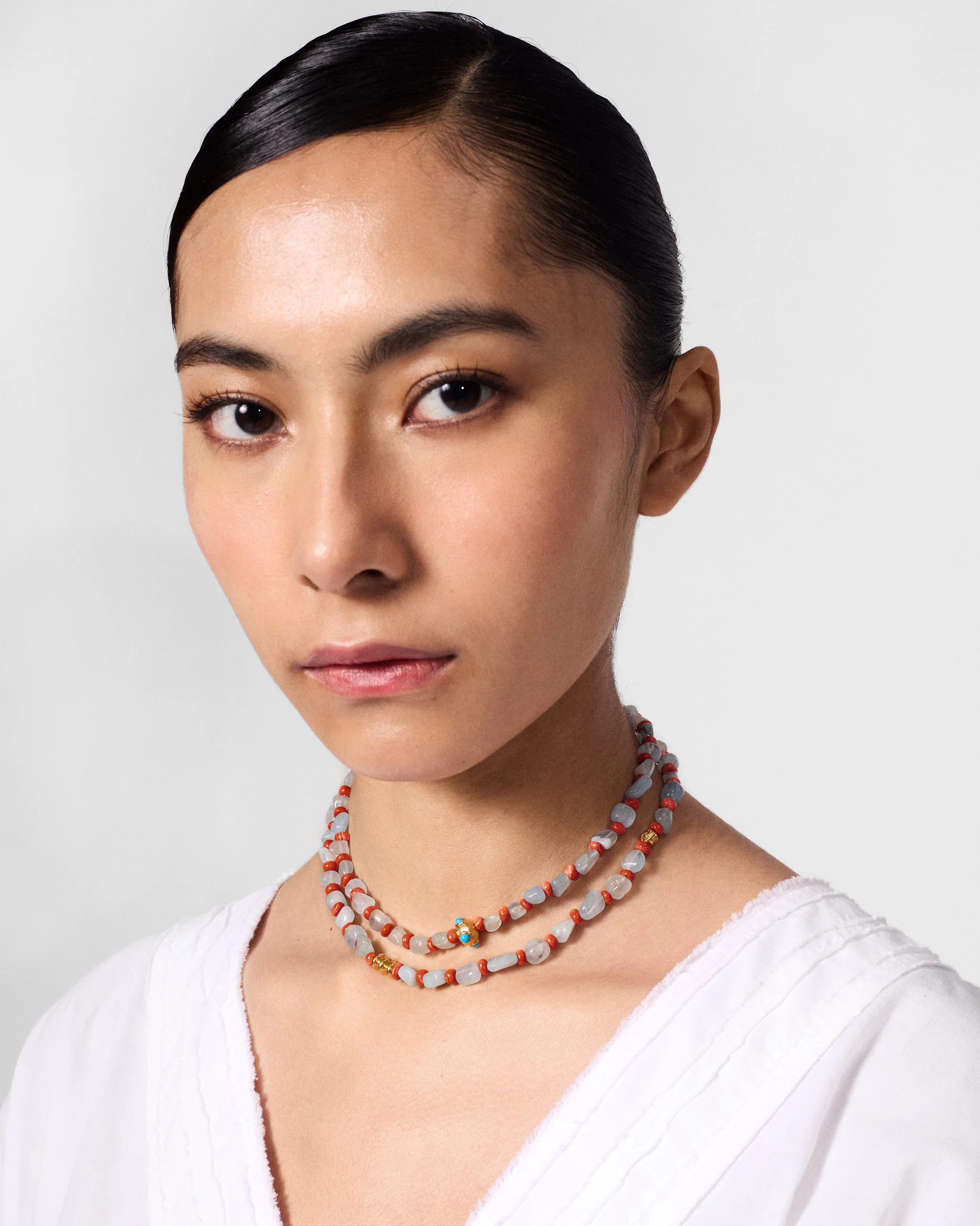 Mila Necklace (Large) - Gold - Image 9