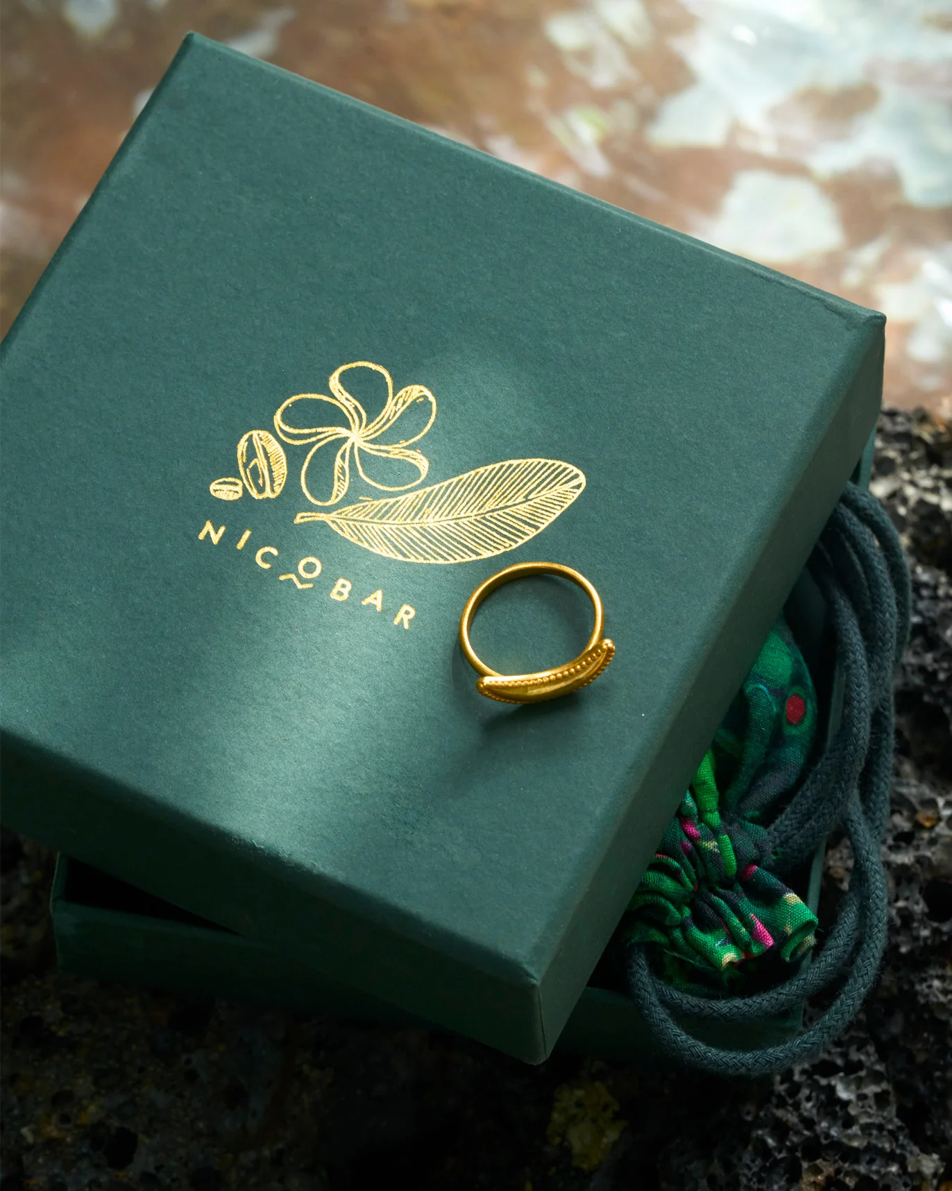 Mini Israt Ring - Gold - Image 3