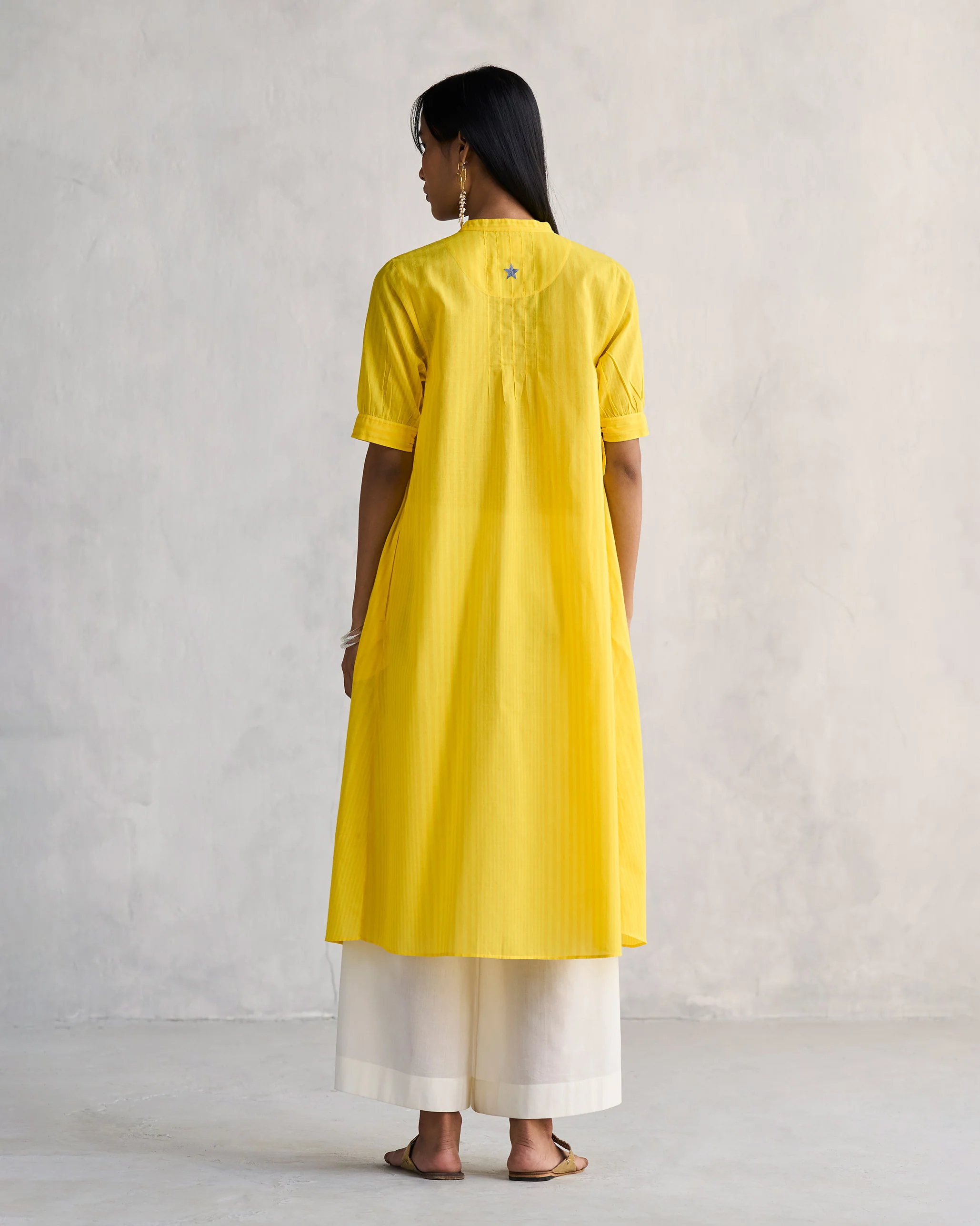 Mira Kurta - Yellow - Image 5