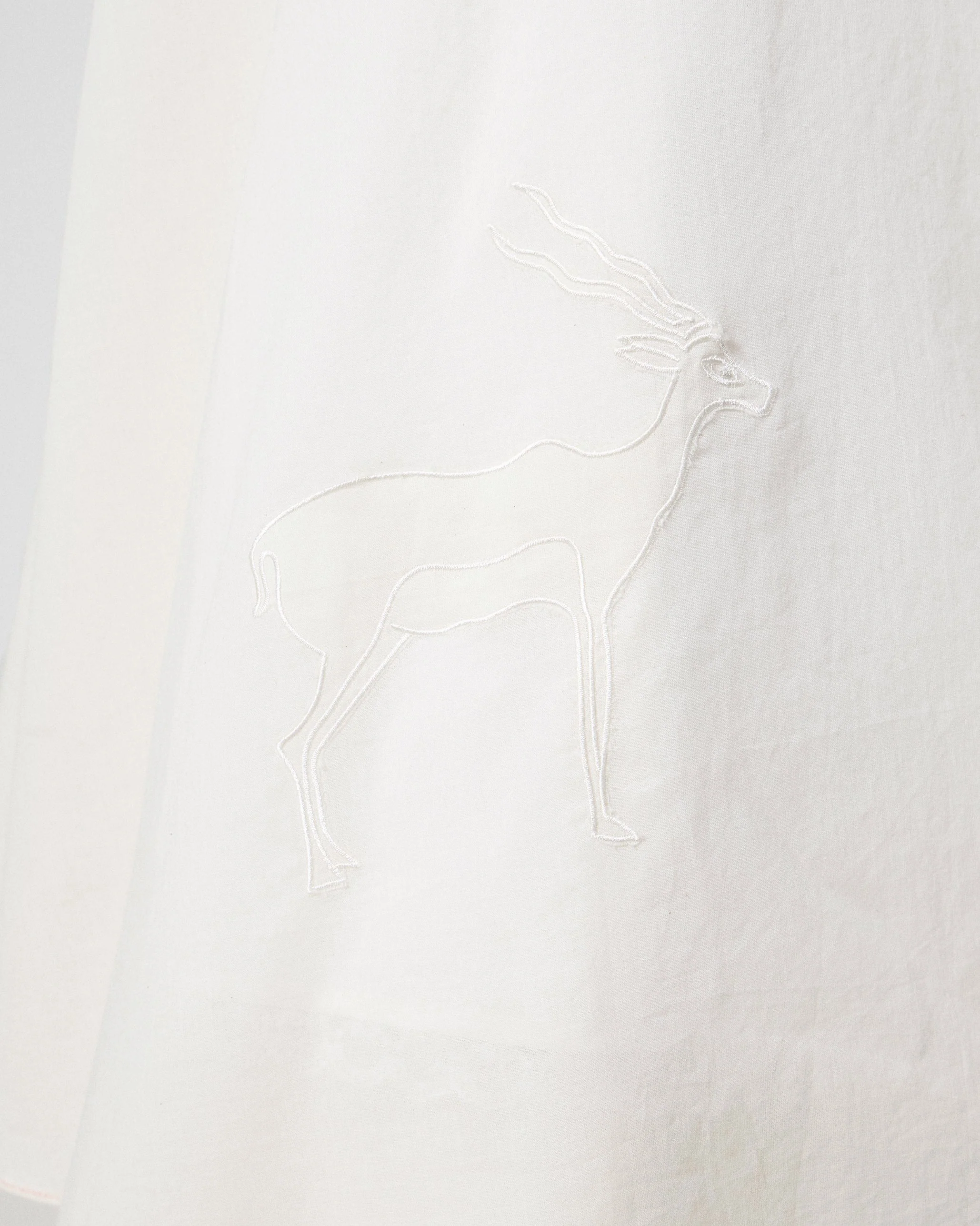 Mirai Kurta - White Embroidered - Image 7
