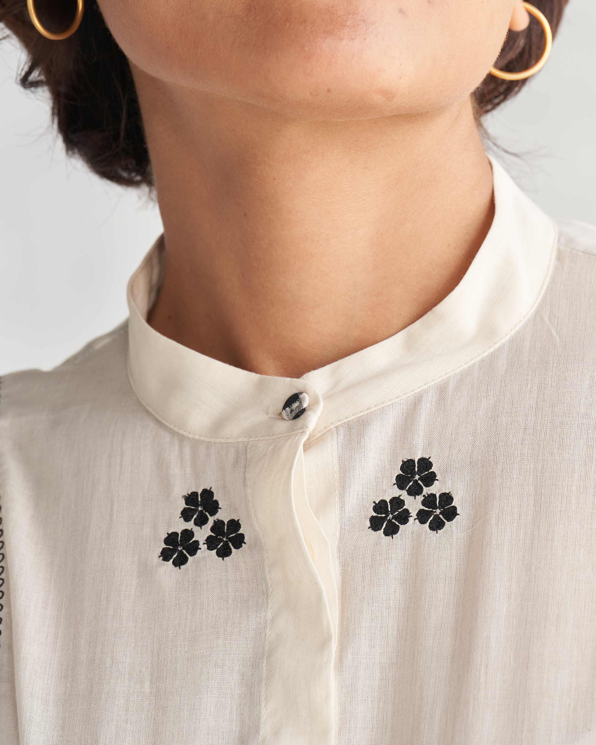 Miriam Shirt - Ivory - Image 3