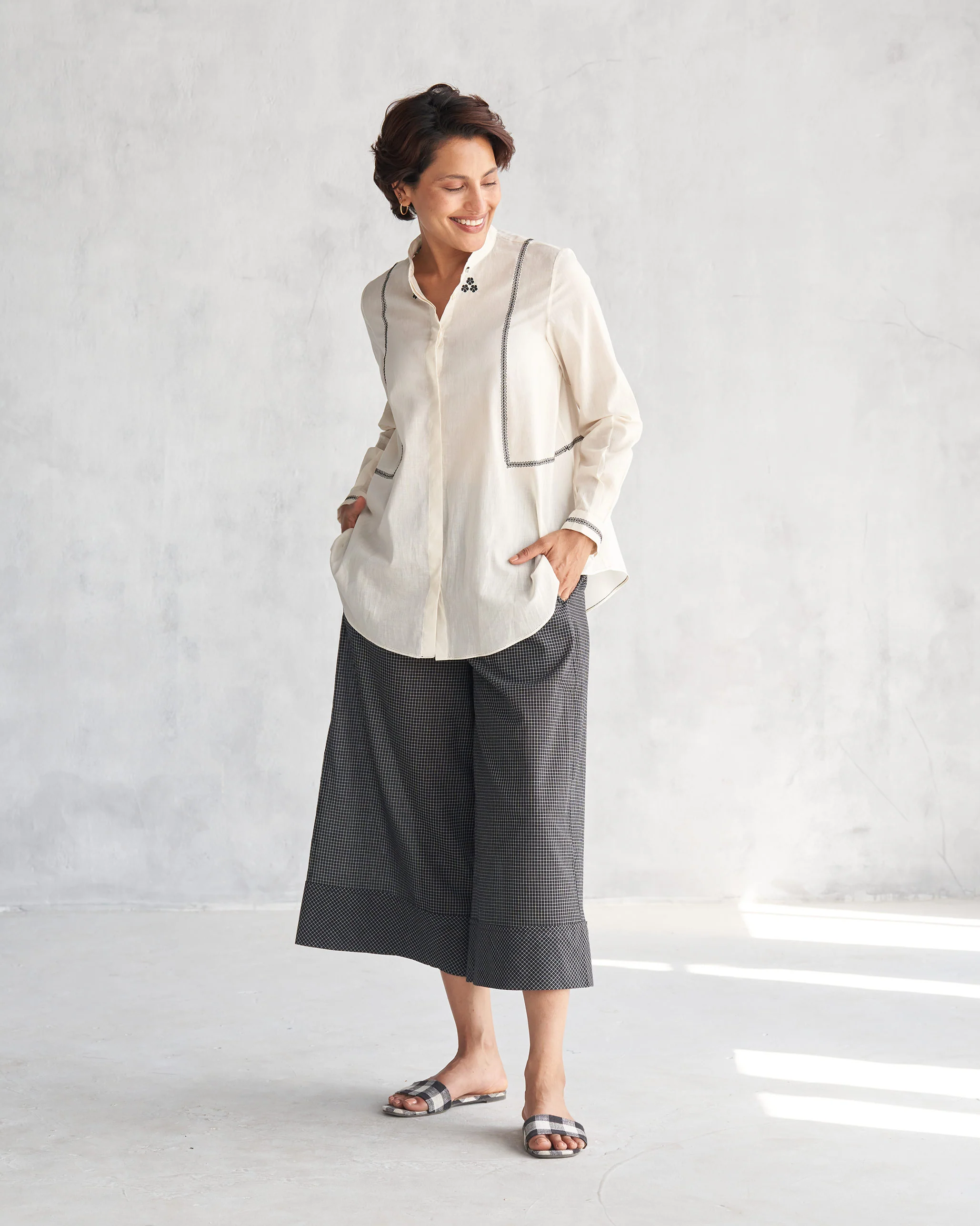 Miriam Shirt - Ivory - Image 5