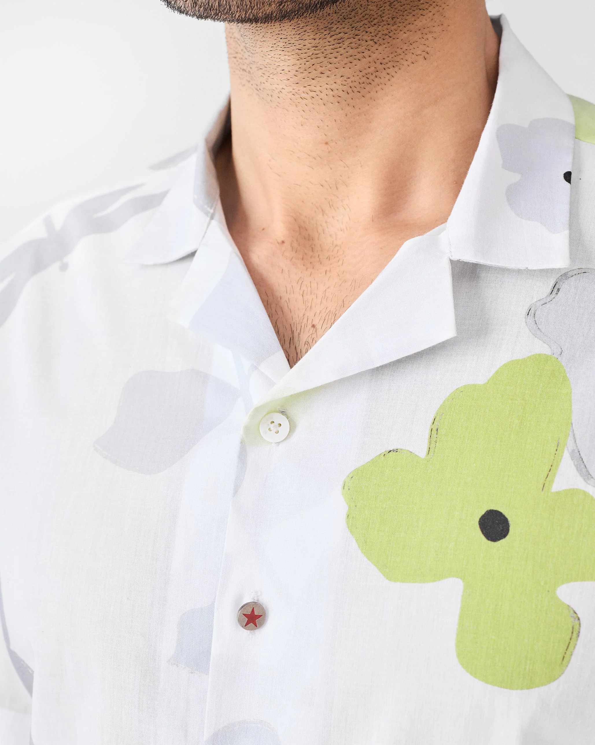 Mistari Shirt - Charcoal Printed - Image 5