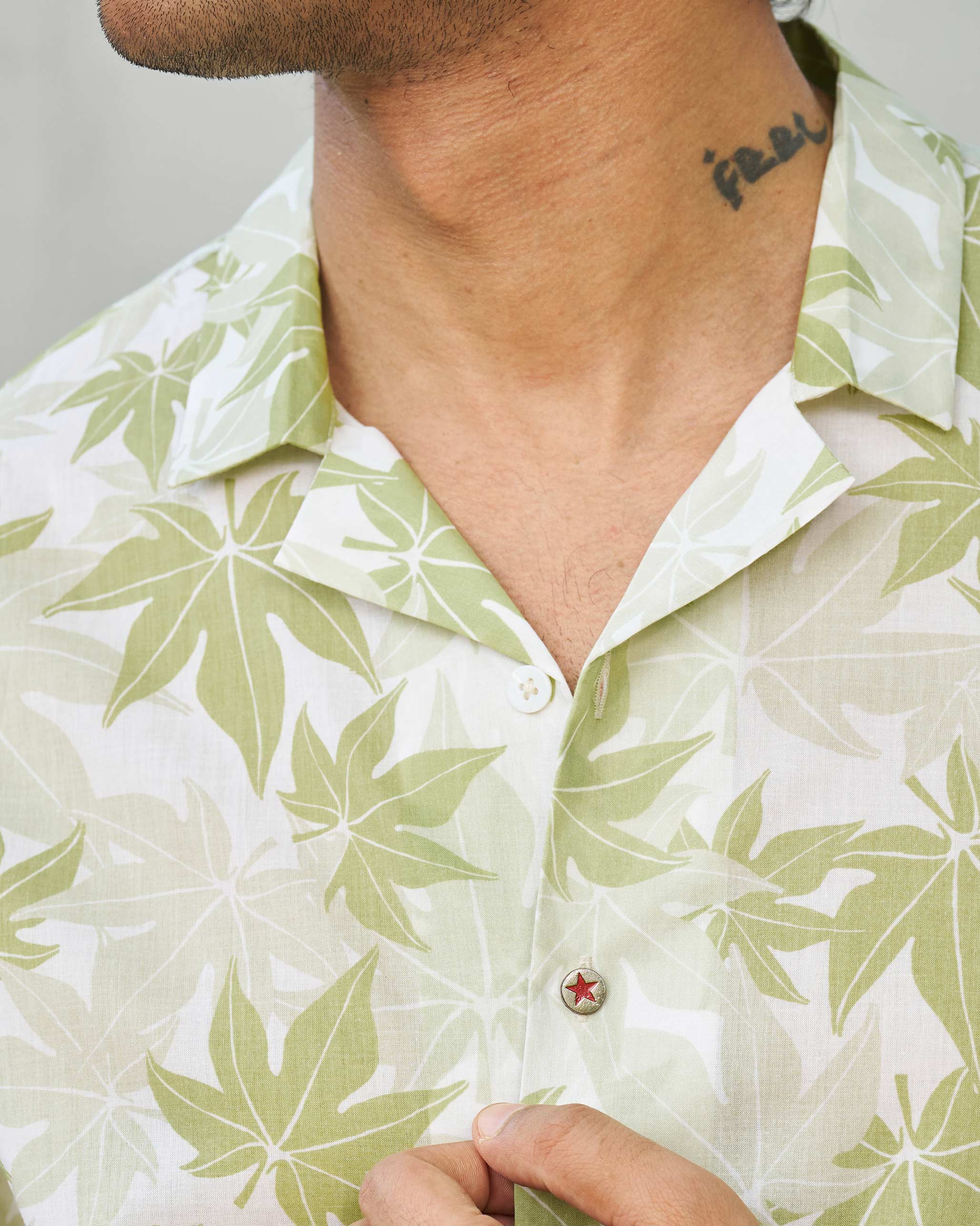 Mistari Shirt - Green - Image 3