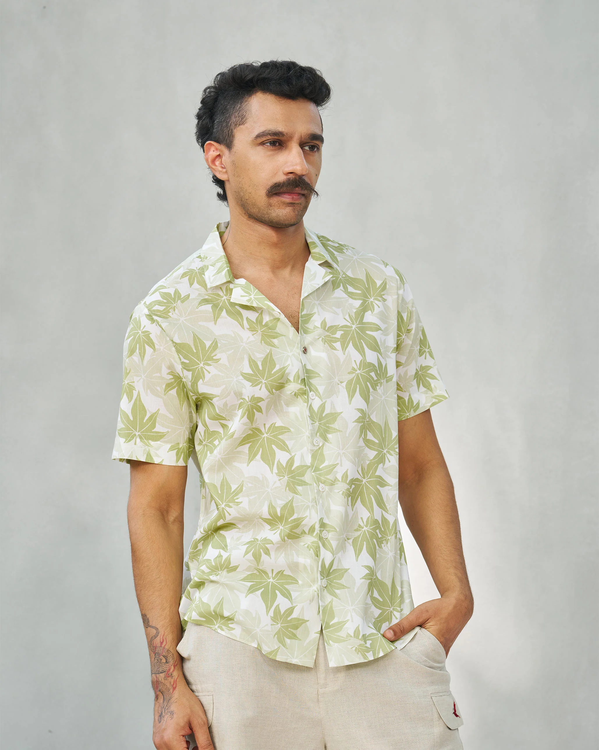 Mistari Shirt - Green - Image 6